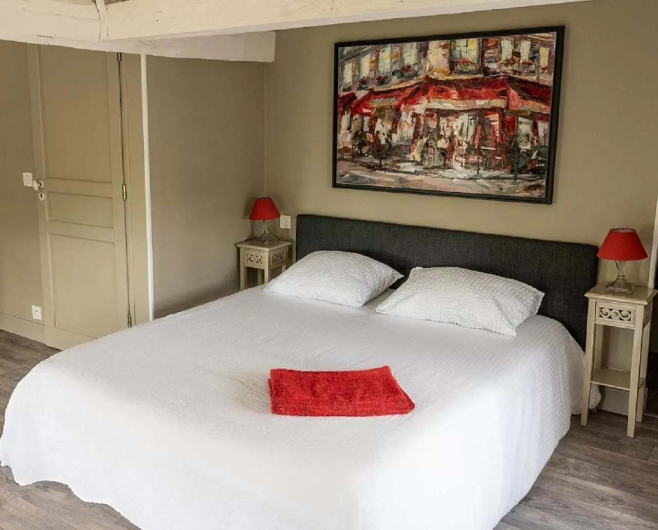 Bedroom, Bed in La Tillaie SPA et Sauna