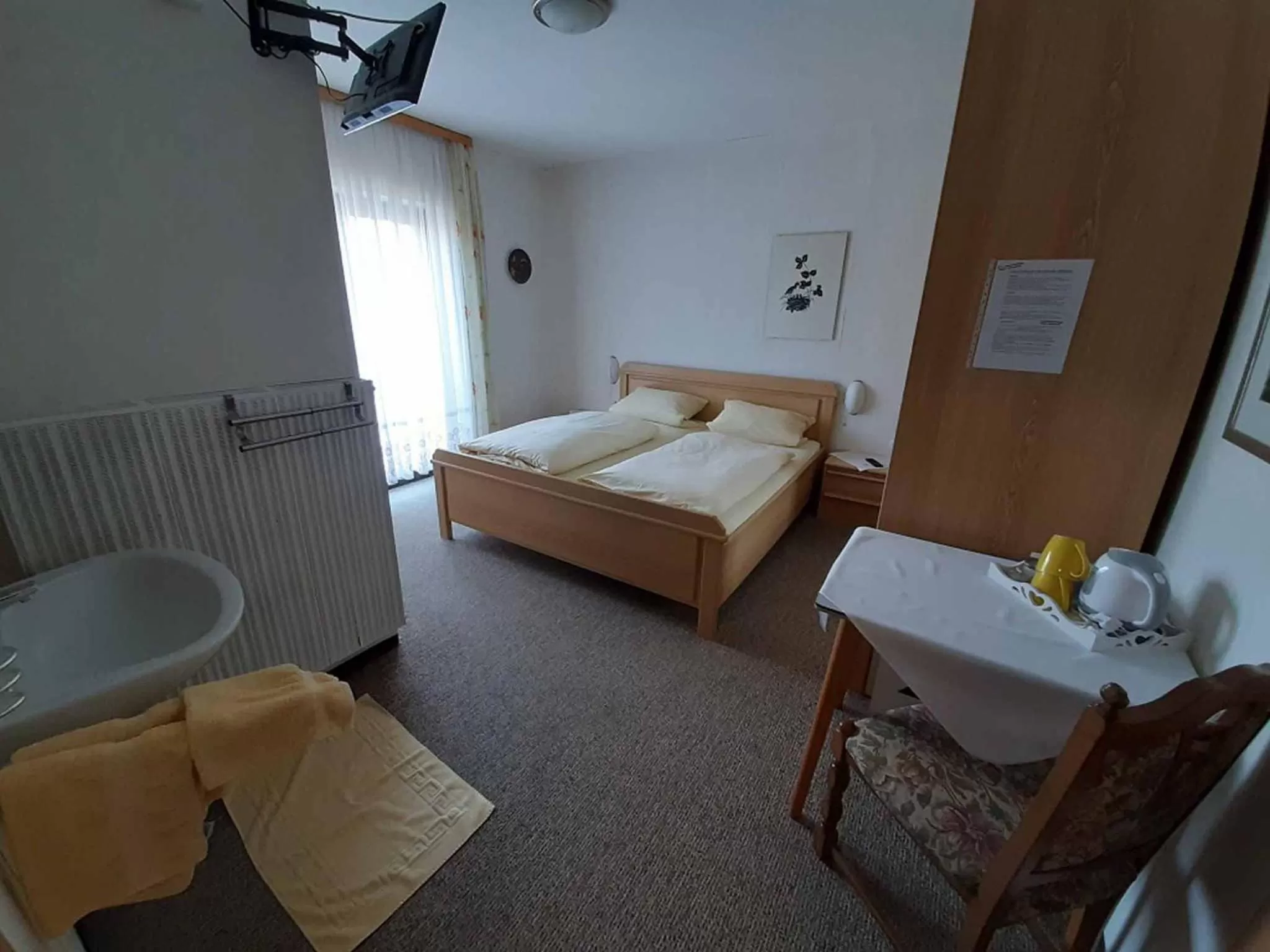 Double Room with Balcony in Gästehaus Edelmann