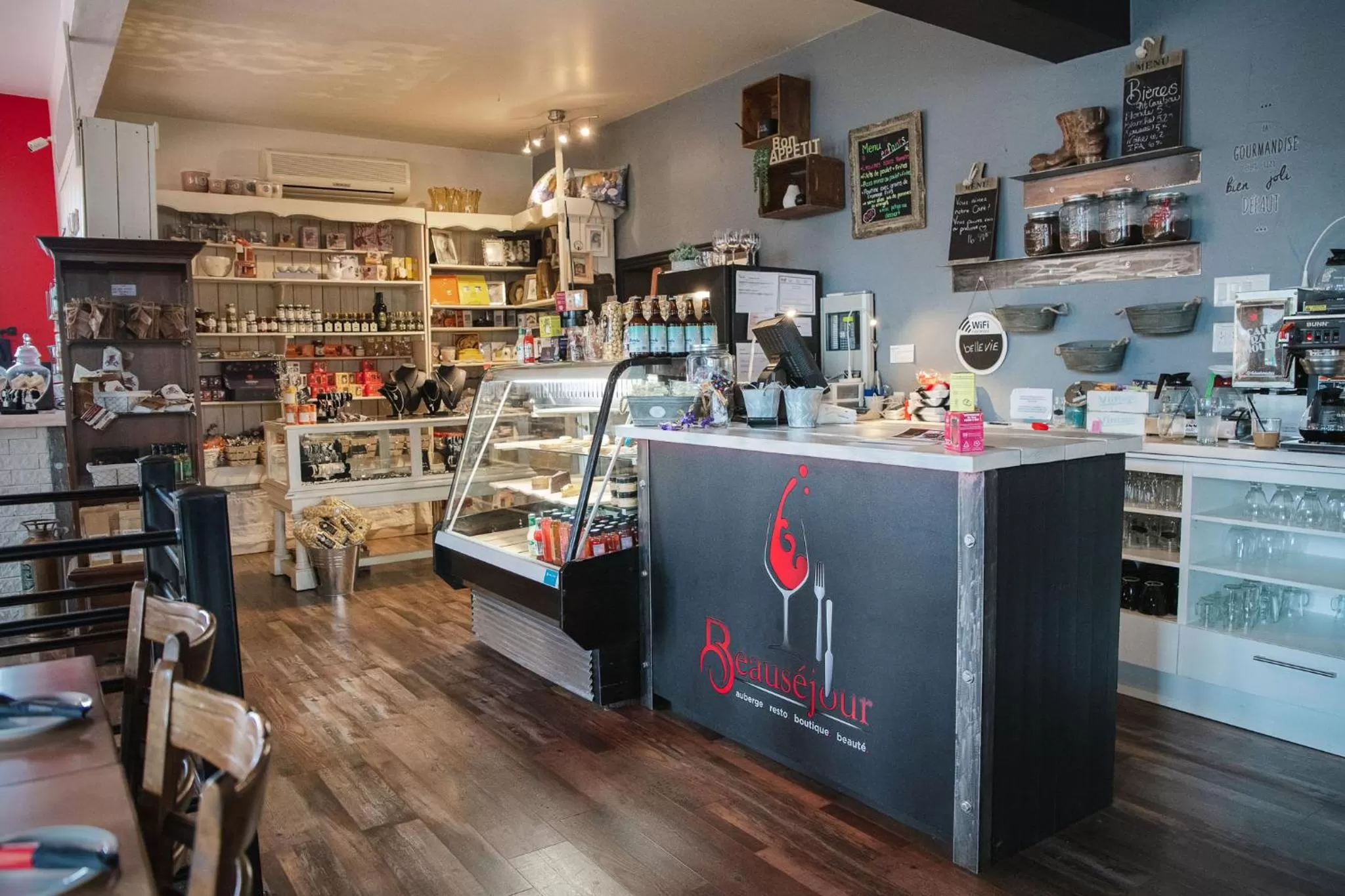 On-site shops in Auberge Beausejour