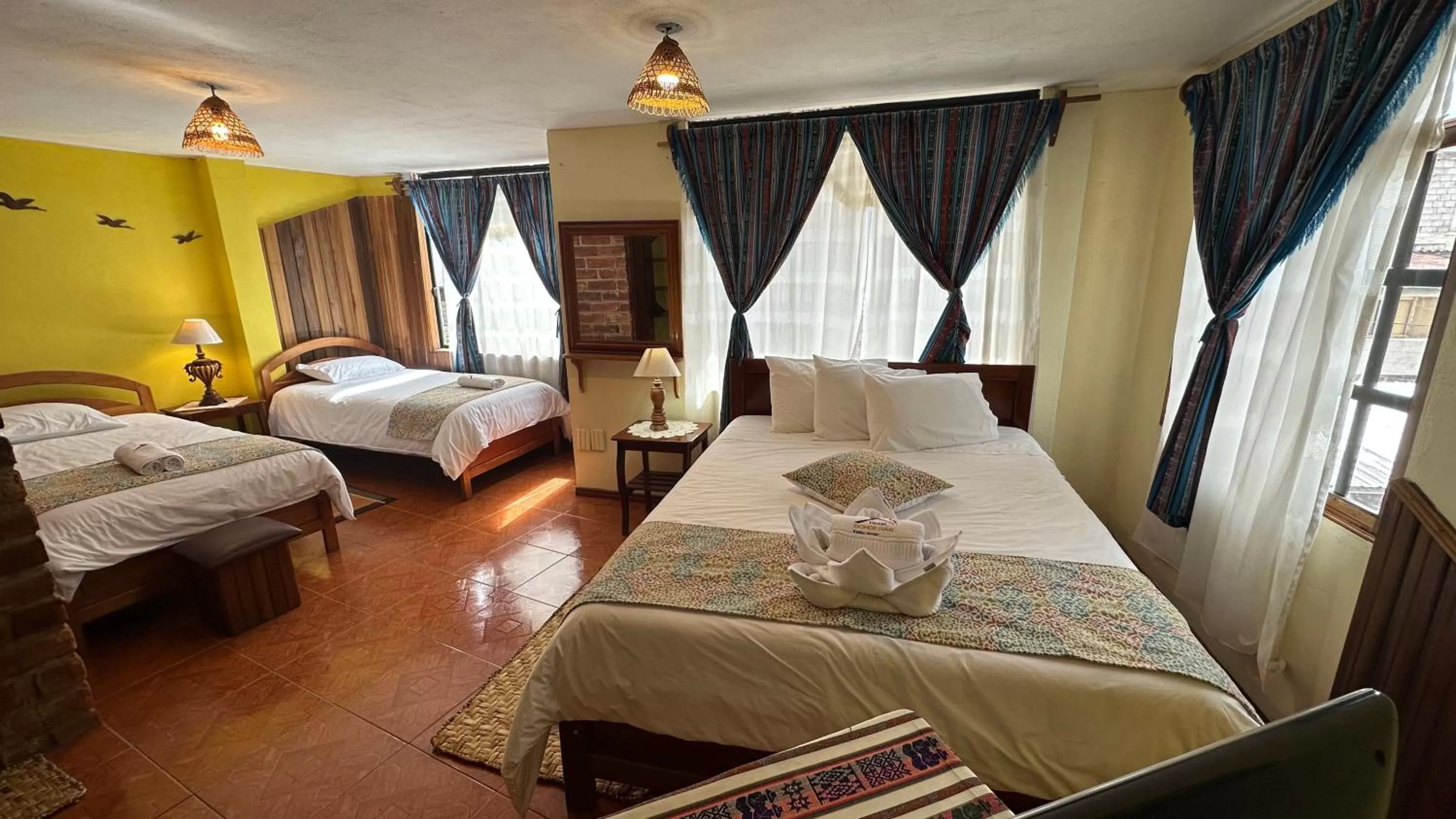 Bed in Hotel Donde Ivan