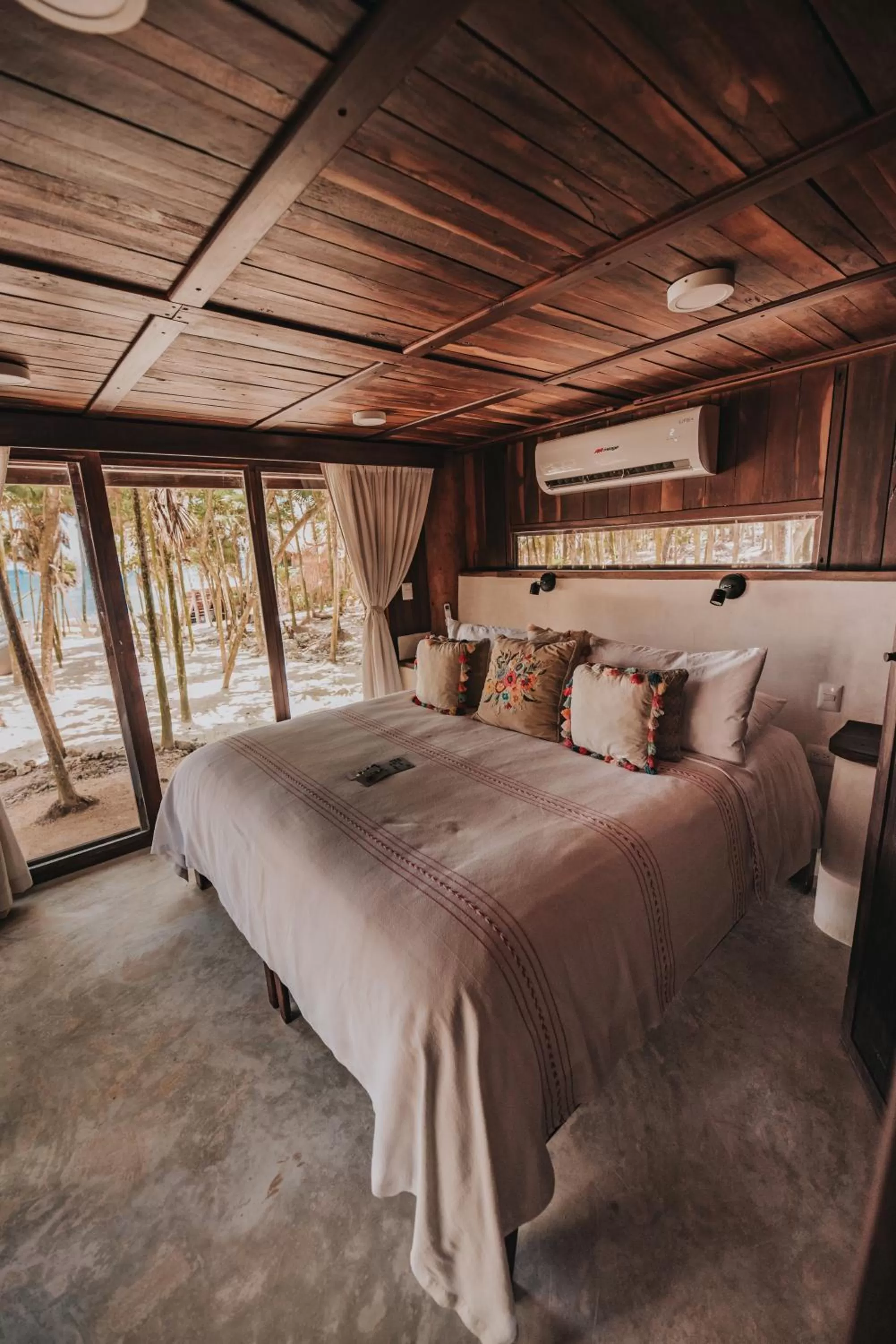 Bedroom, Bed in Papaya Playa Project, Tulum, a Member of Design Hotels