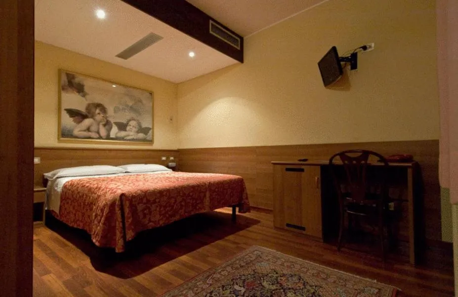 Decorative detail, Bed in Hotel Europa