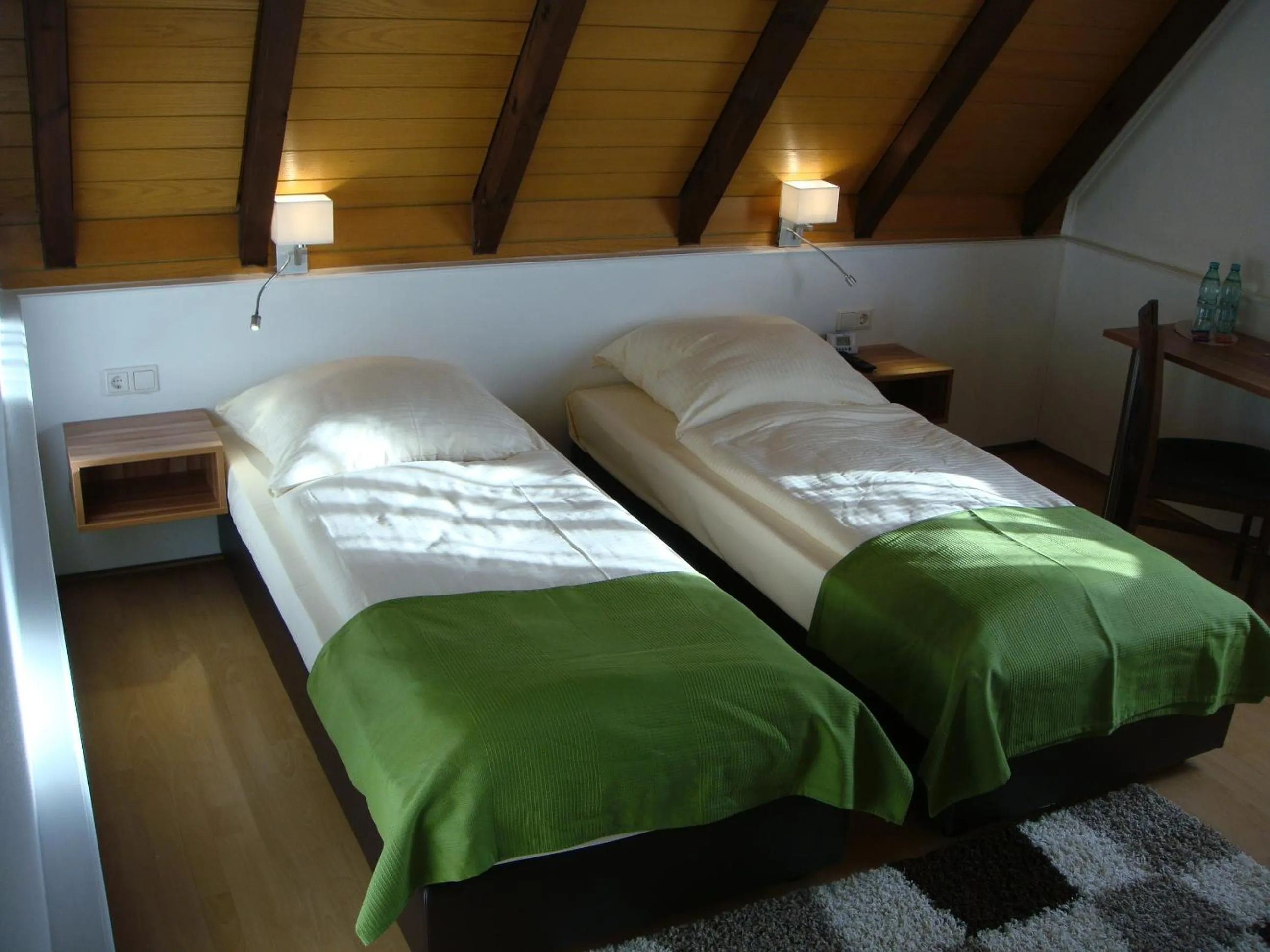 Bed in Hotel Smart-Inn