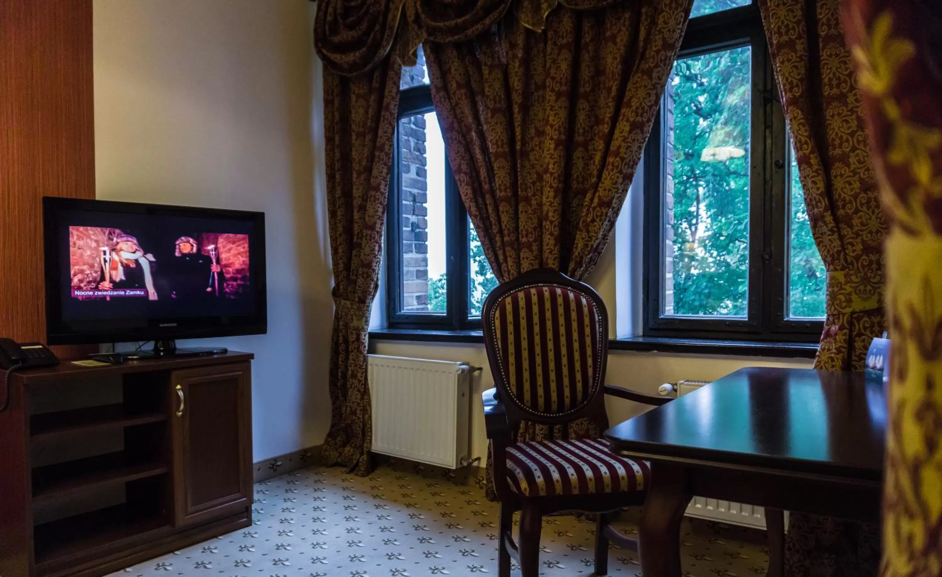 Decorative detail, TV/Entertainment Center in Zamek Gniew - Pałac Marysieńki