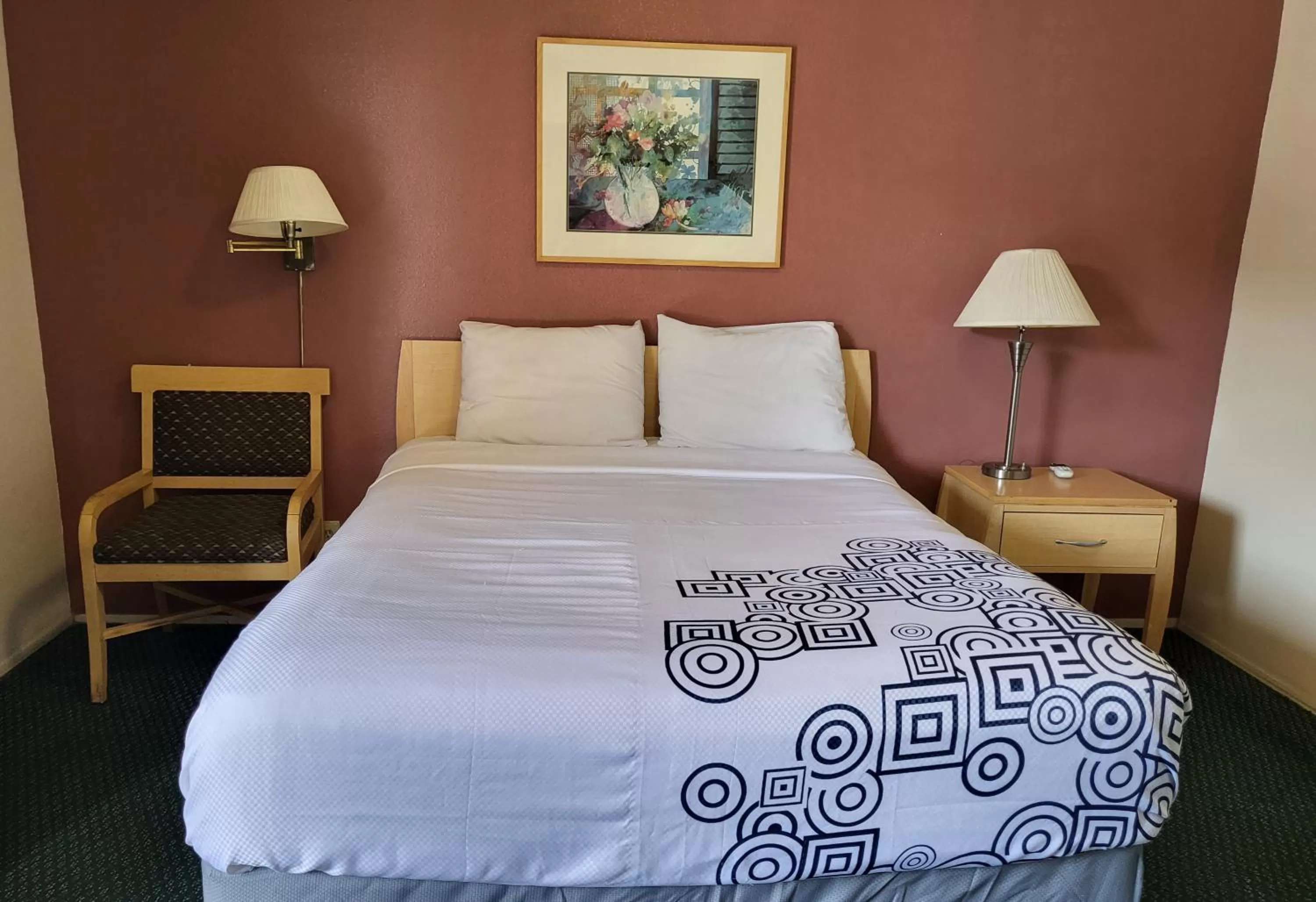 Bed in Star Inn On Route 66, Barstow