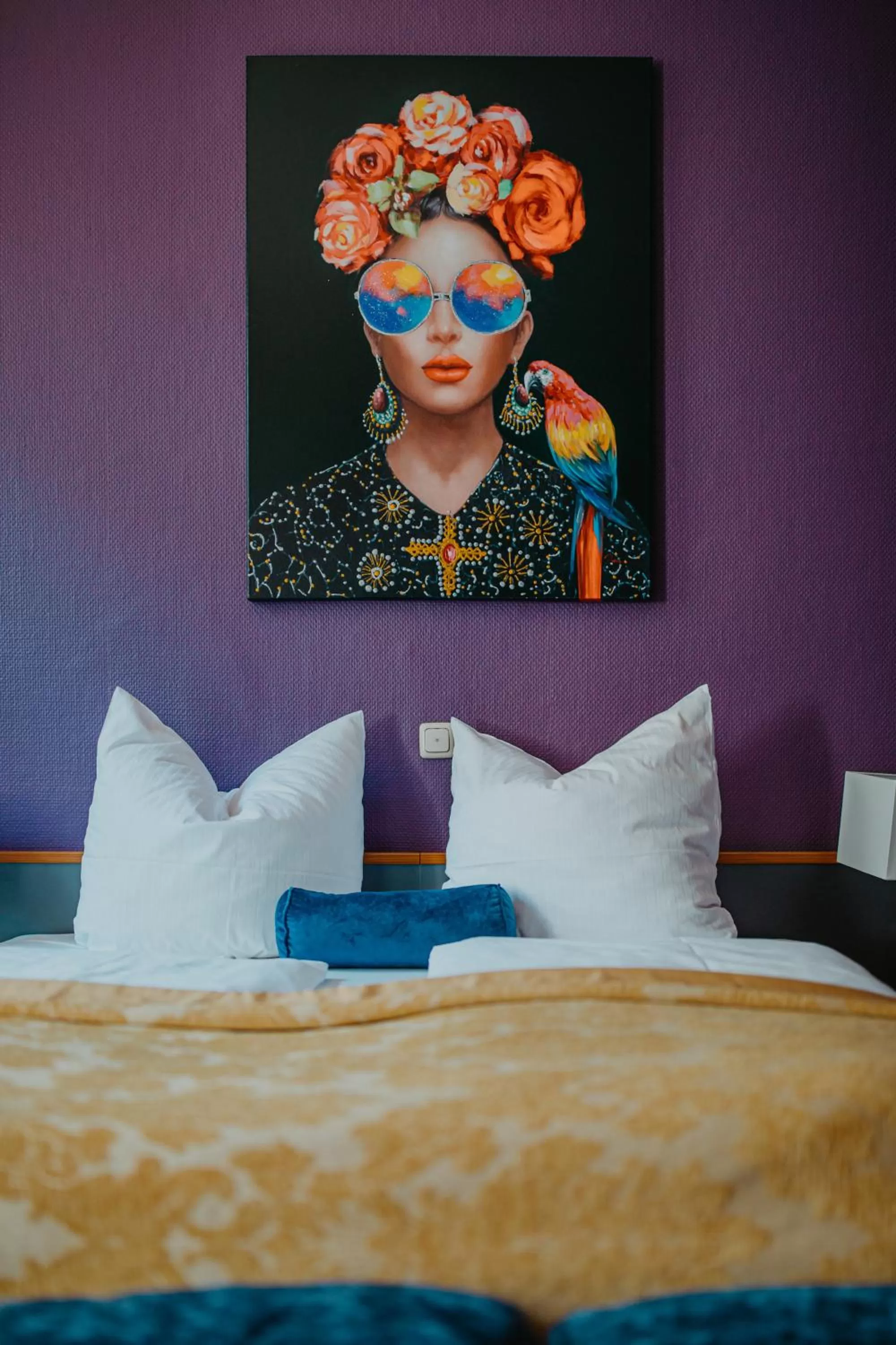 Bed in Boutique Hotel Rothenburger Hof