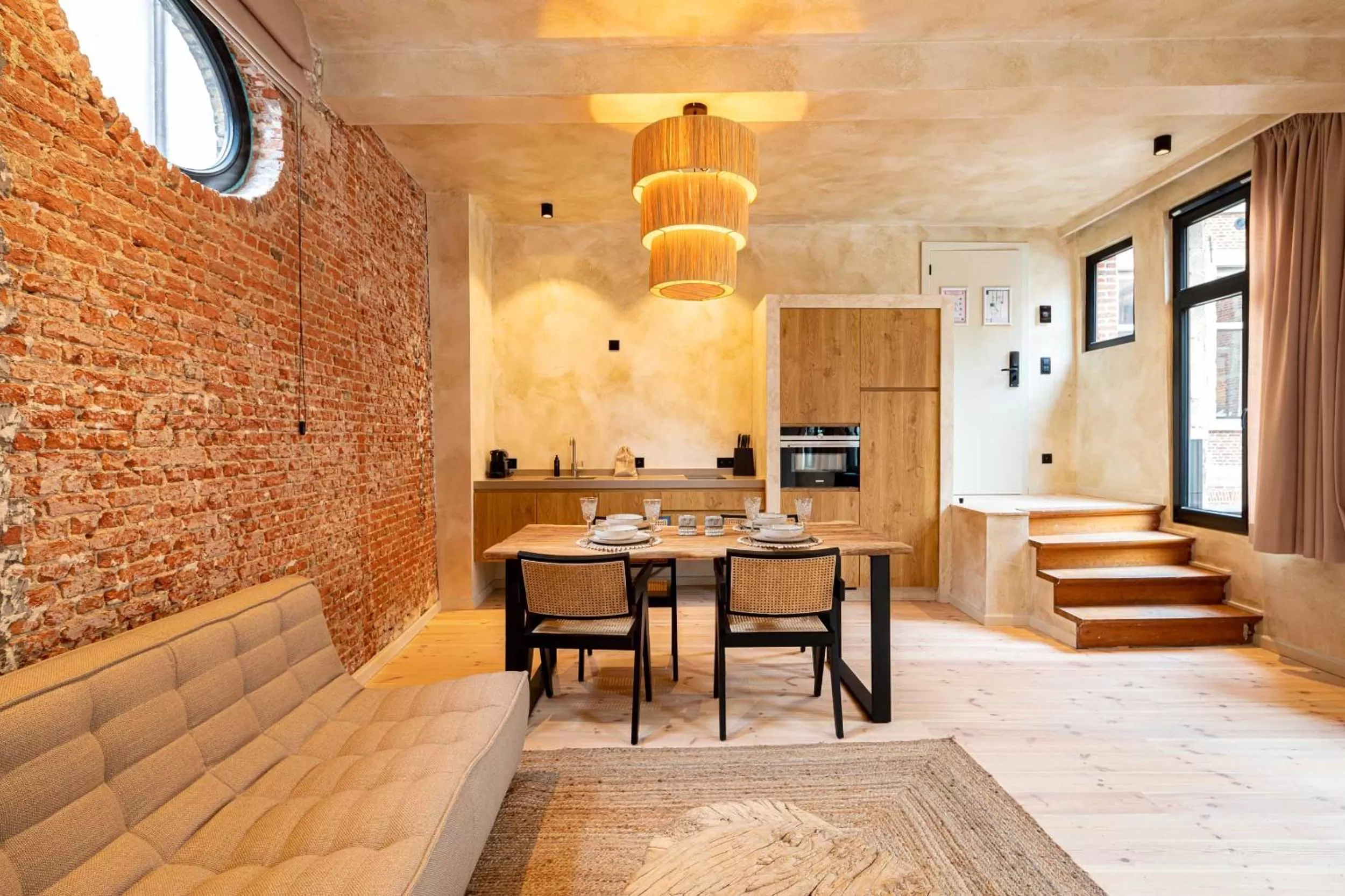 Seating area in BTFL Living Antwerp