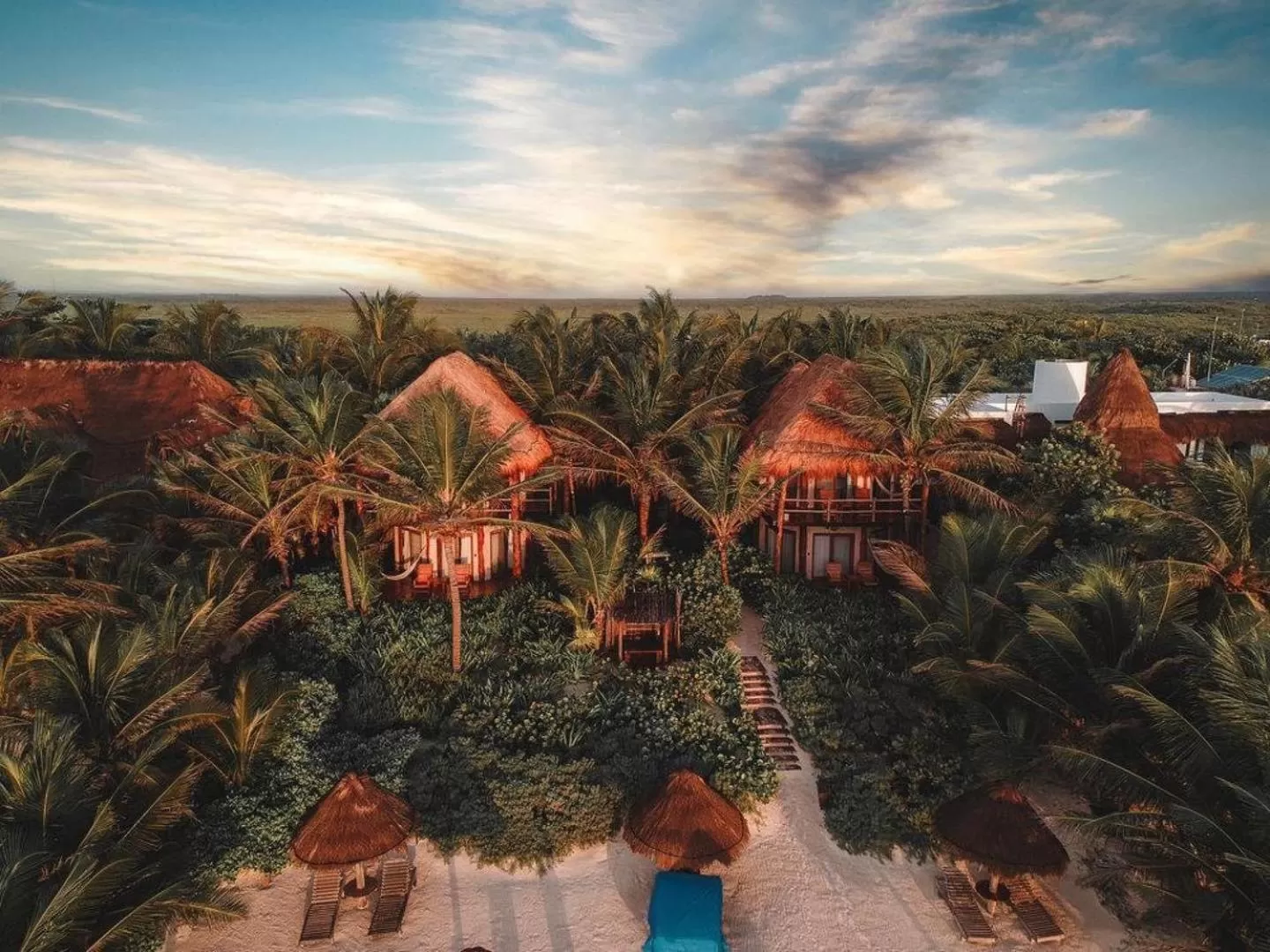 Bird's eye view in Encantada Tulum