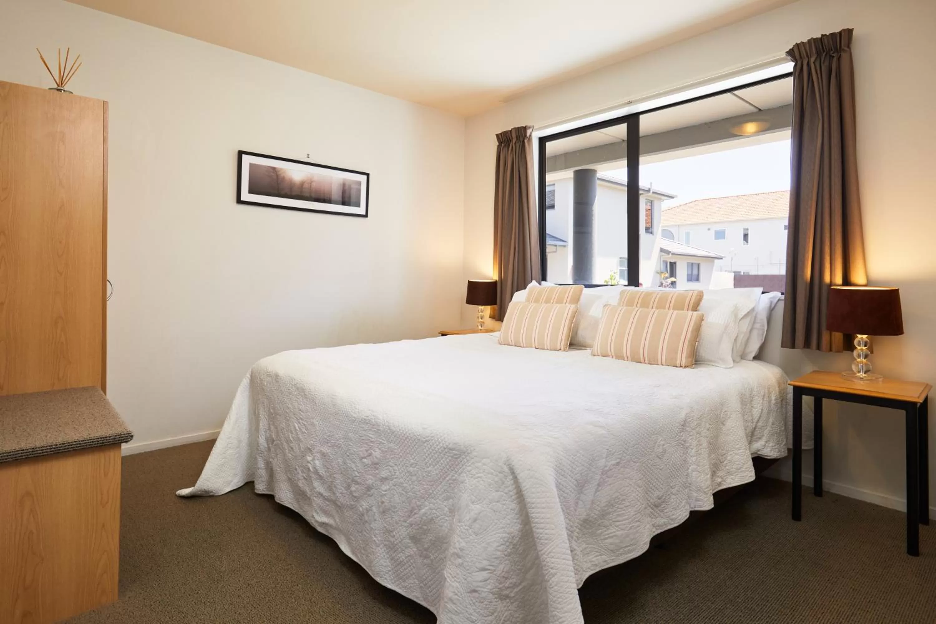 Bedroom, Bed in Blenheim Palms Motel