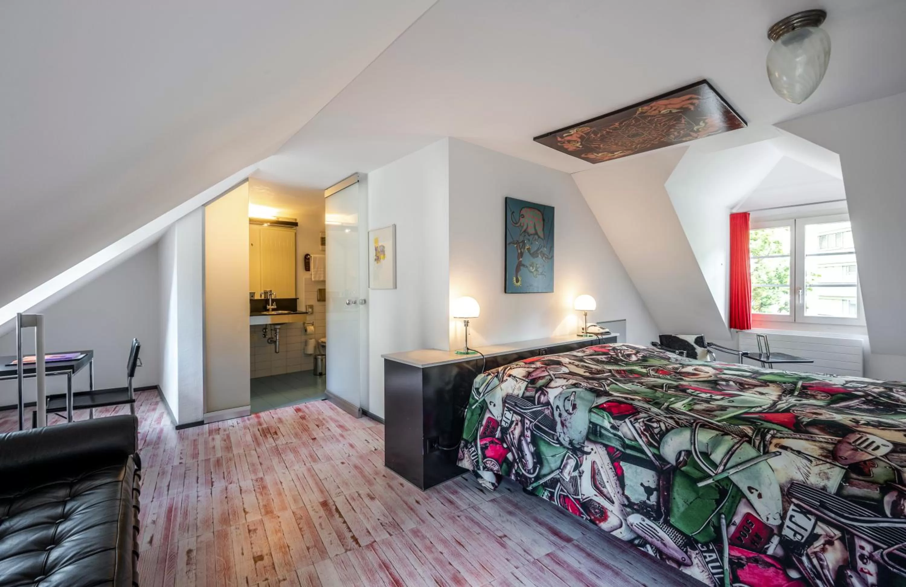 Bed in Hotel Hofgarten Luzern