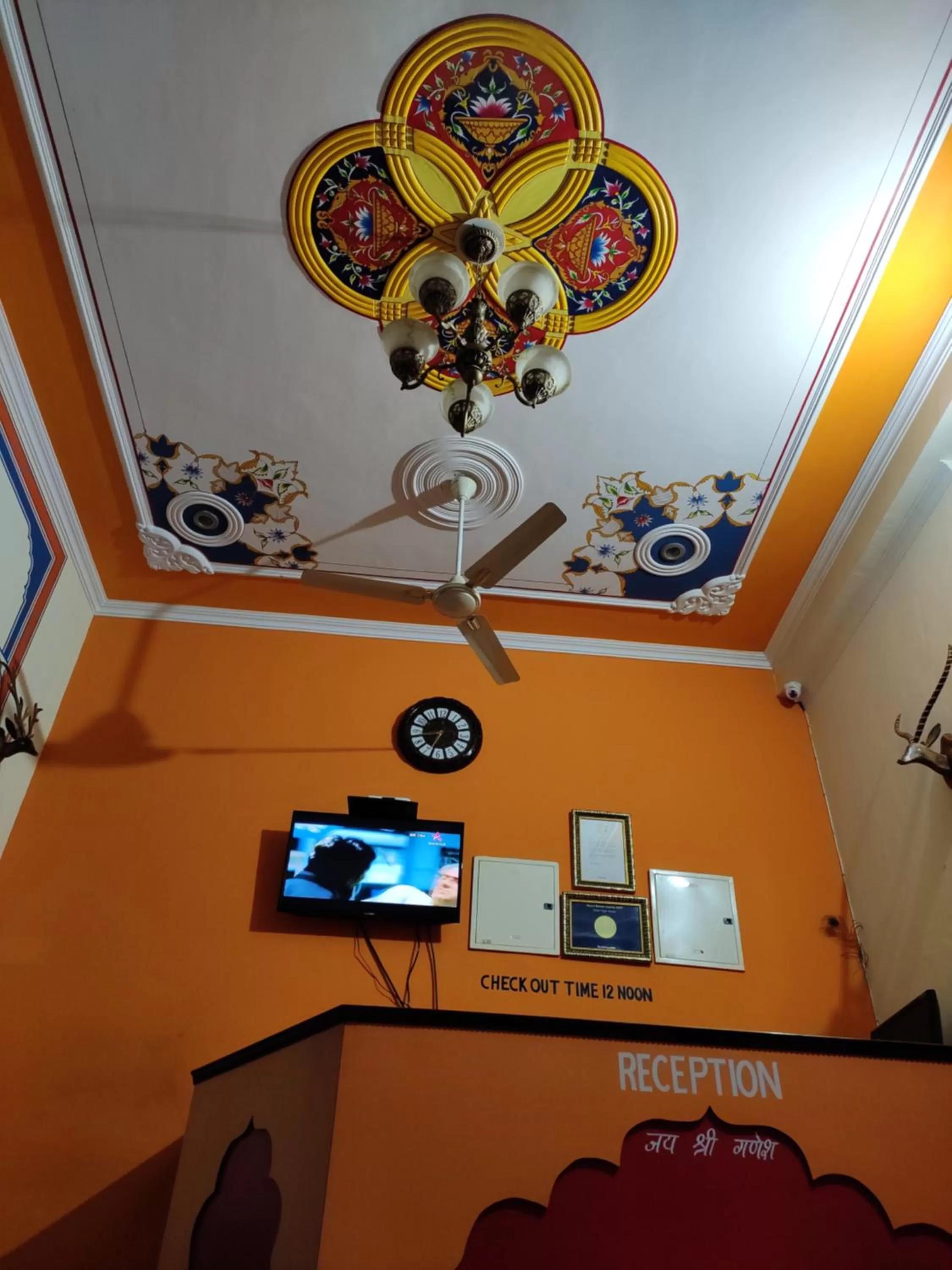 Lobby or reception in Hotel Tiger Haveli