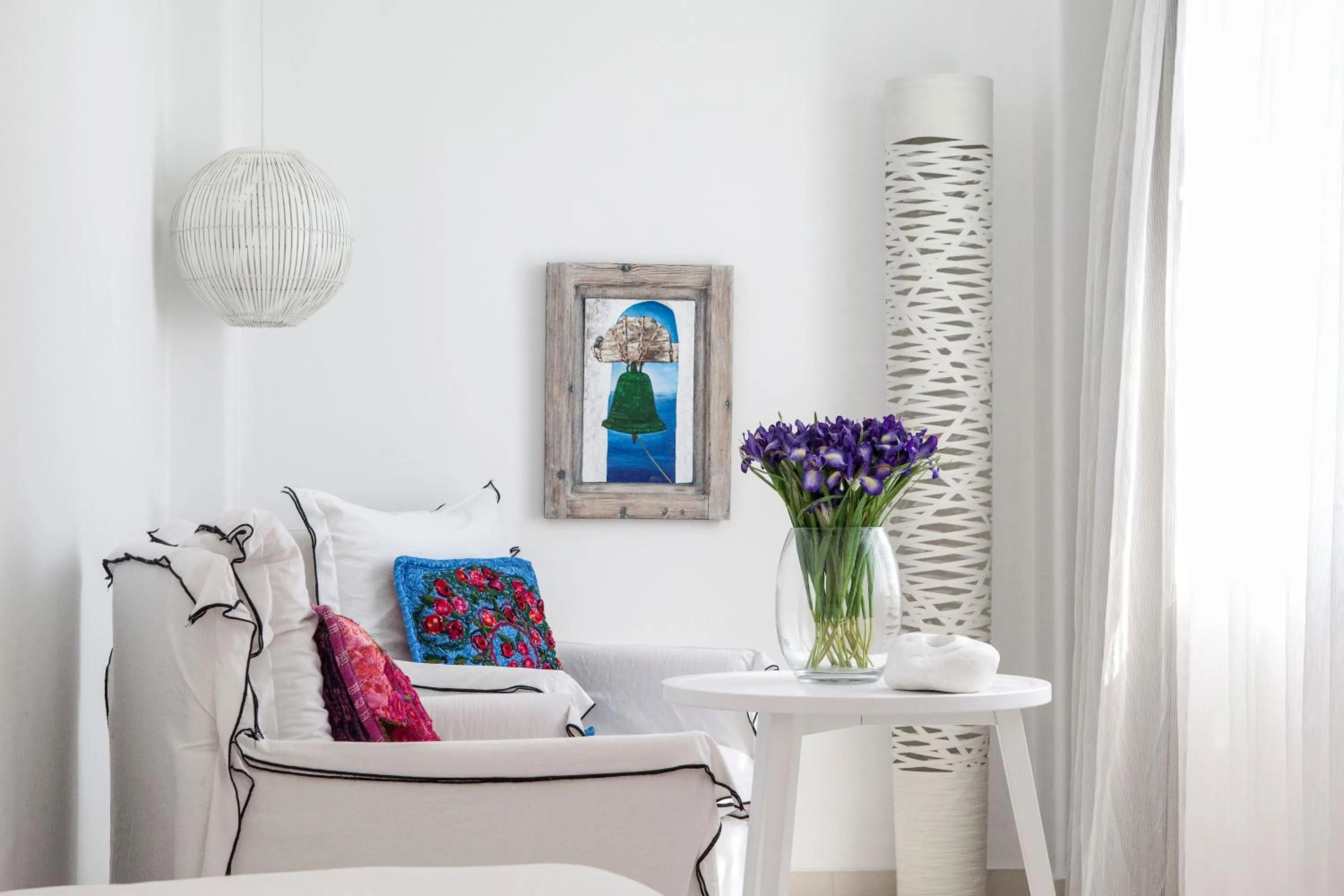 Seating area in Myconian Villa Collection - Preferred Hotels & Resorts