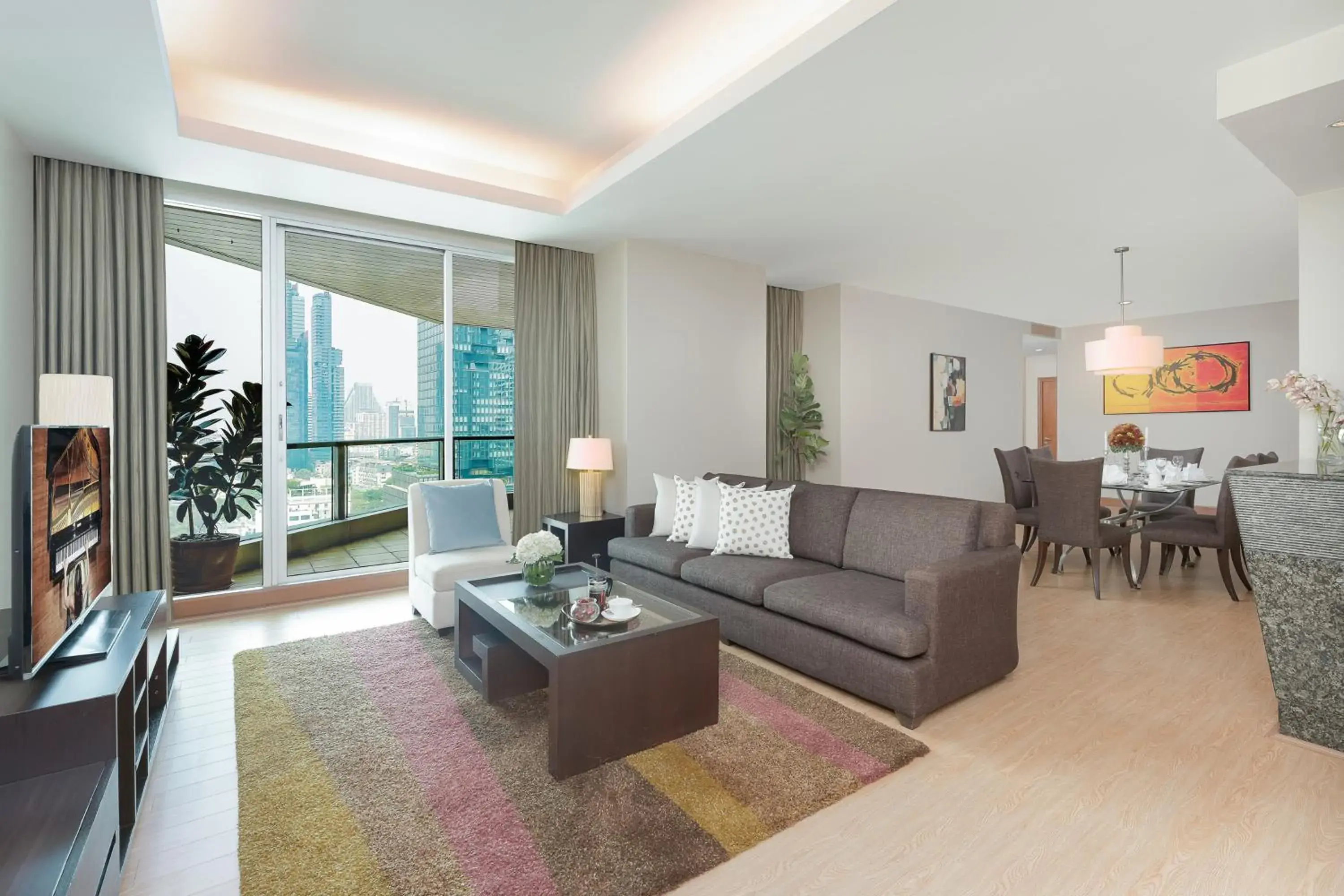 Three-Bedroom Apartment - single occupancy in Ascott Sathorn Bangkok Three-Bedroom Apartment - single occupancy in Ascott Sathorn Bangkok