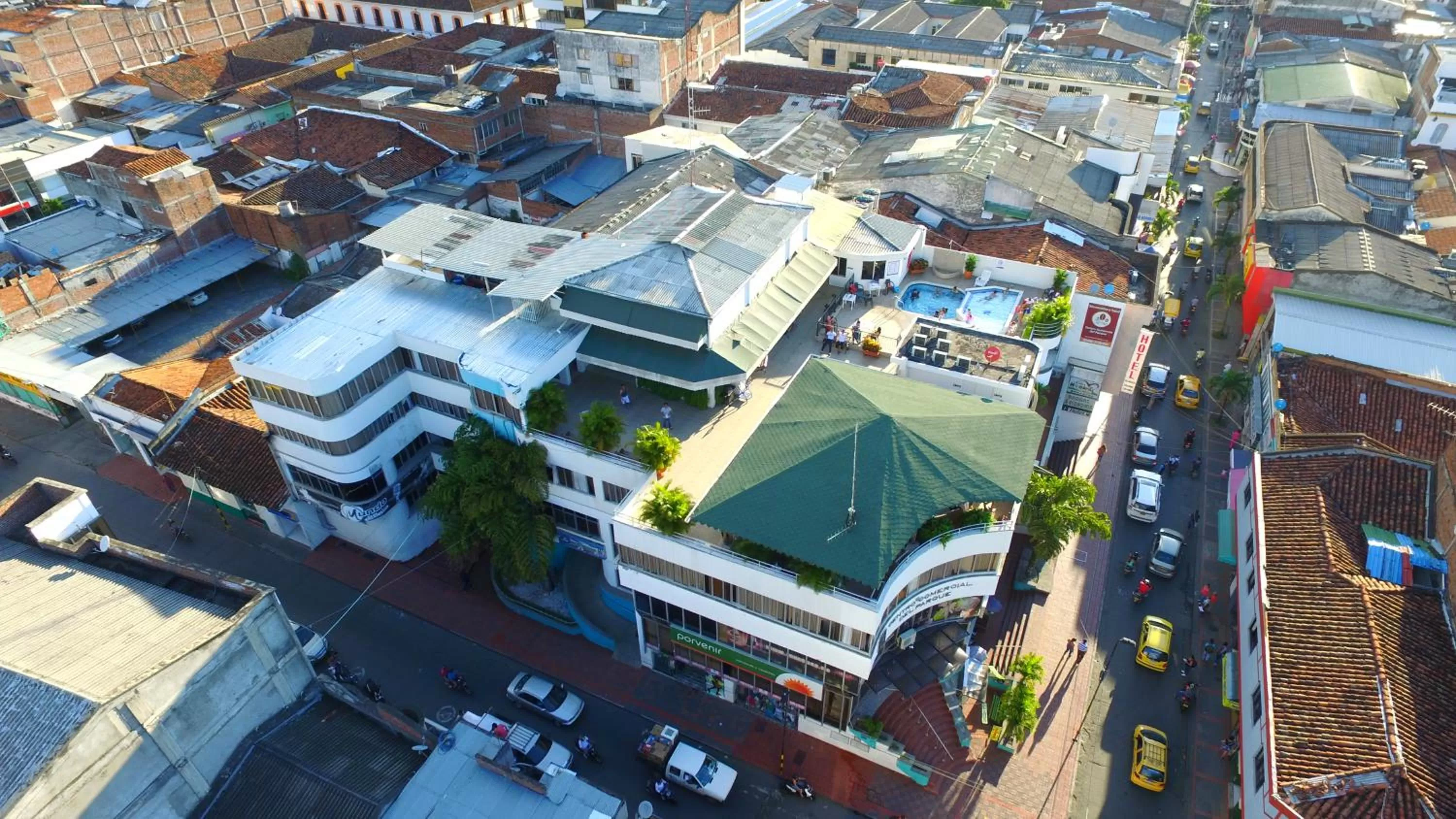 Street view, Bird's-eye View in Hotel Cafe Plaza