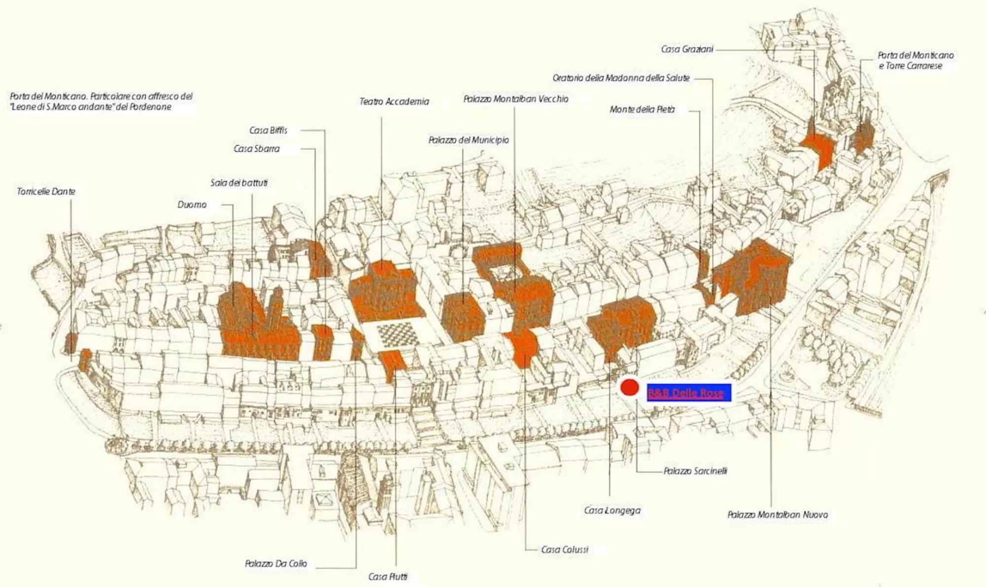 Nearby landmark in Bed & Breakfast Delle Rose