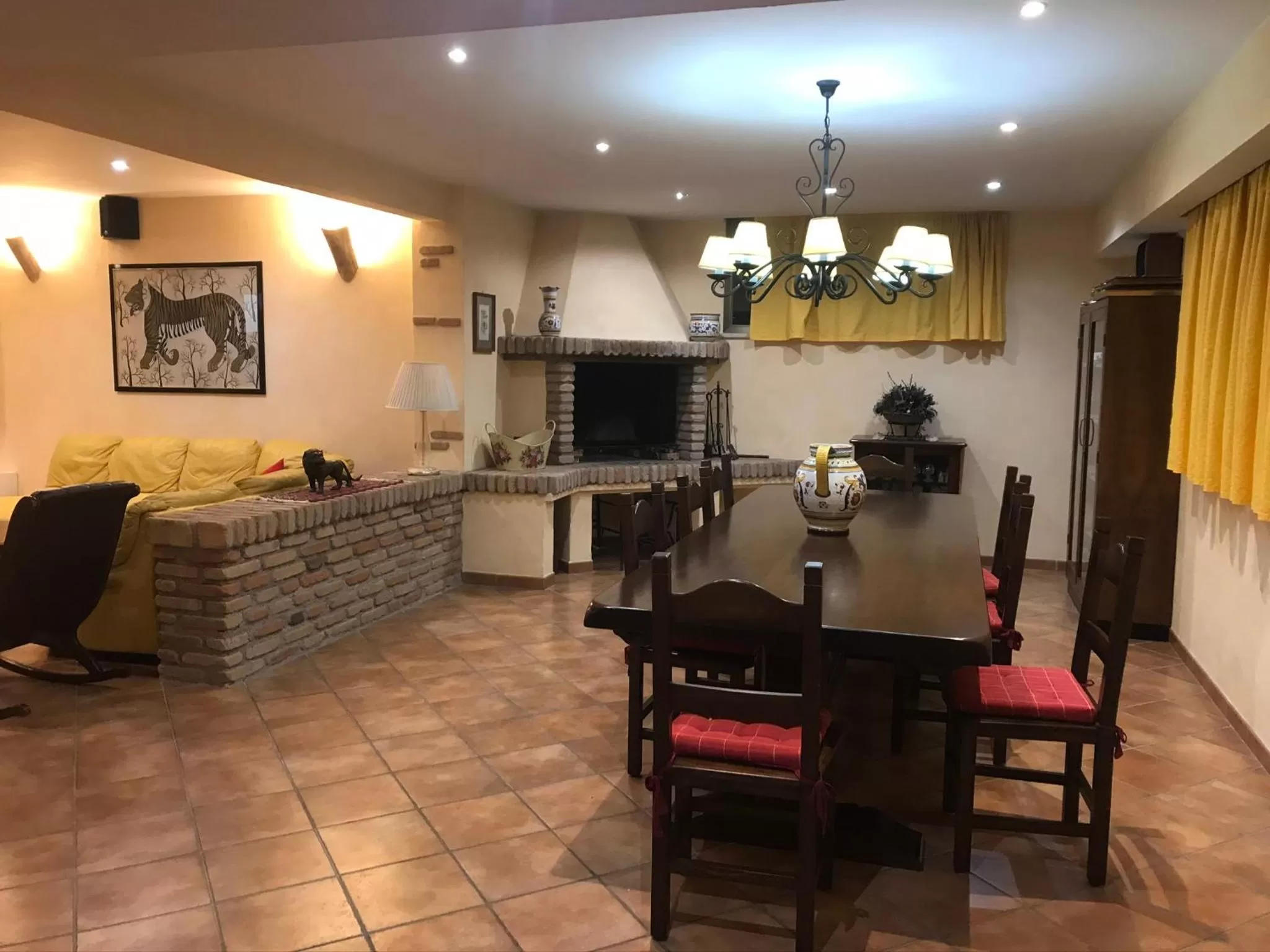 Living room in La Pedica B&B