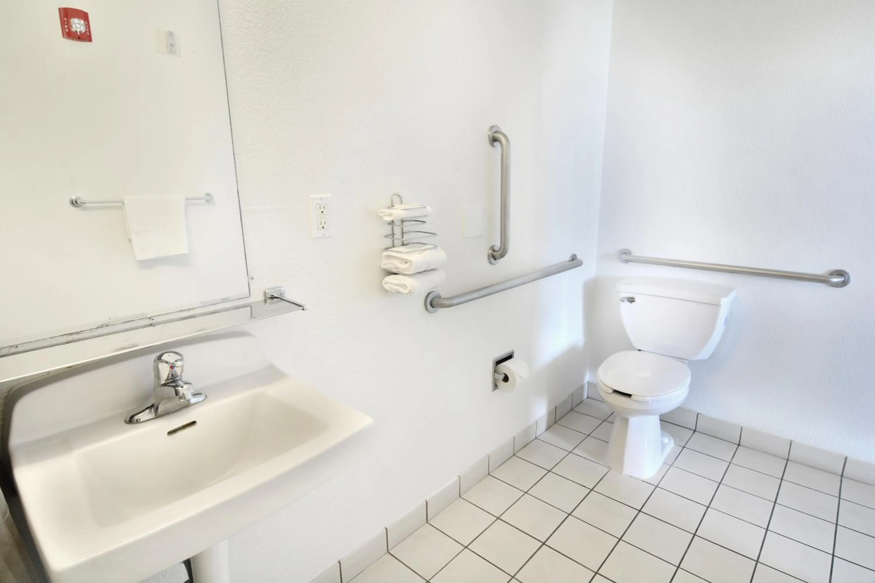 Bathroom in Motel 6-Galveston, TX