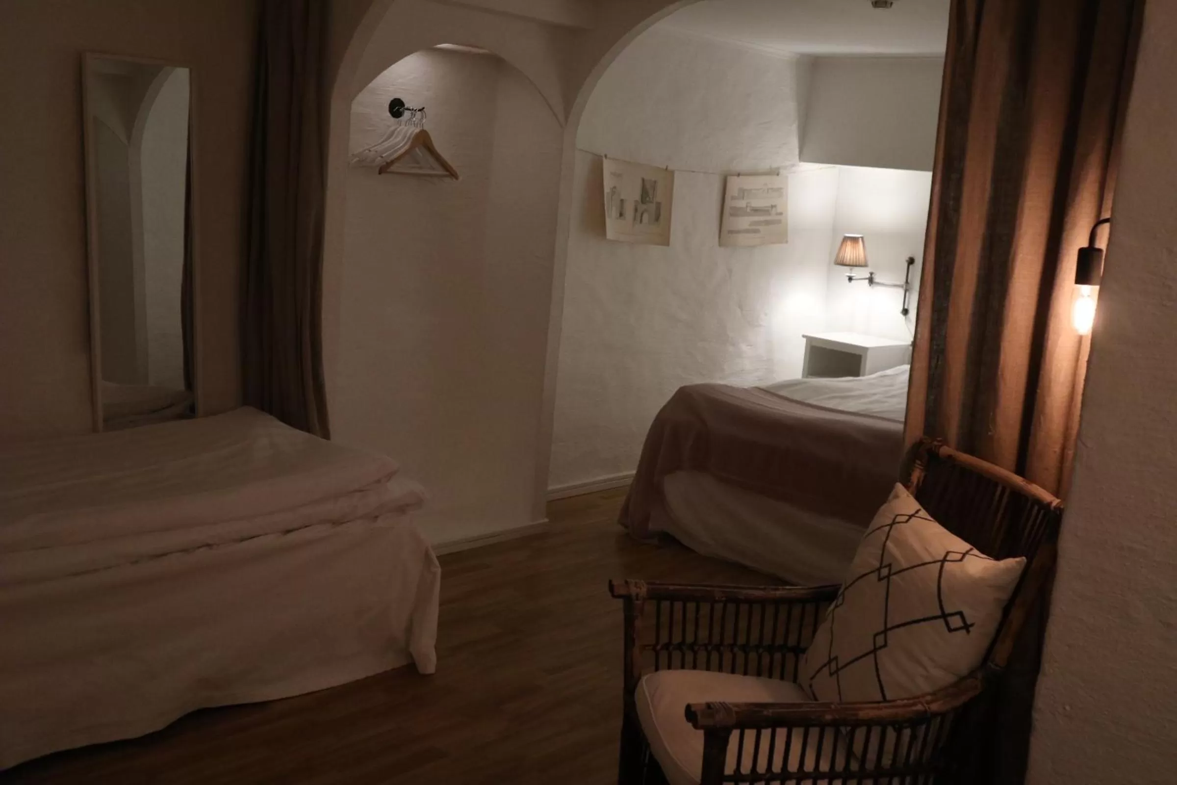 Bed in Hotell Villa Borgen