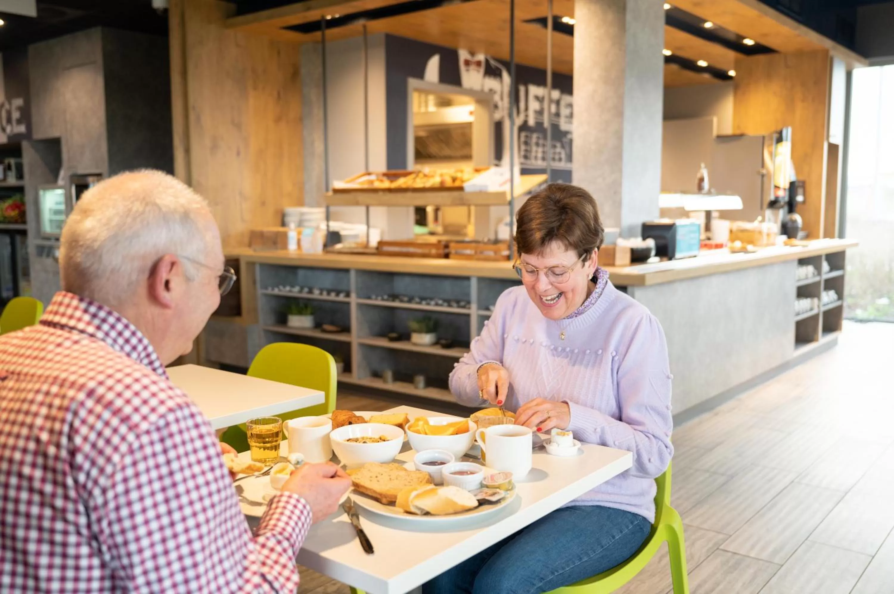 Breakfast in ibis budget Oostende Airport