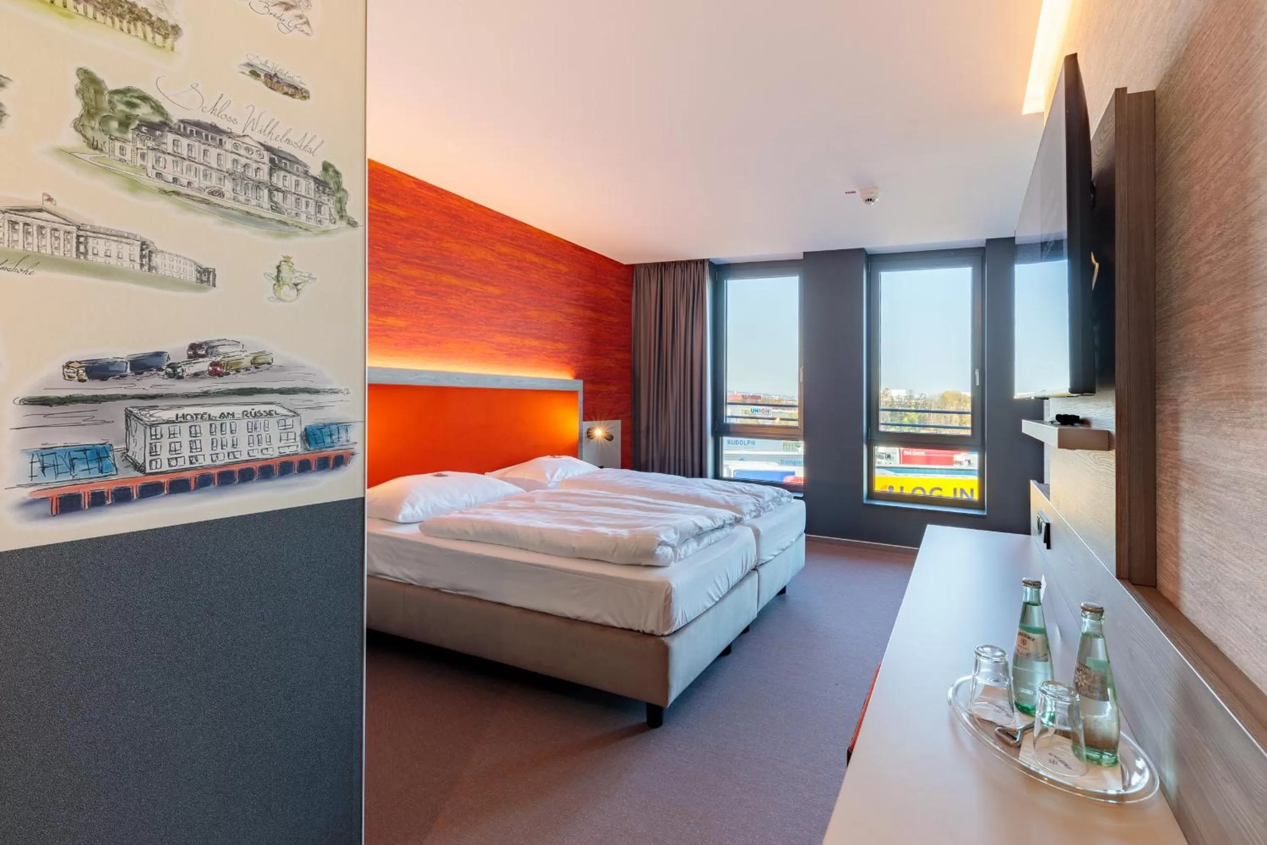 Photo of the whole room, Bed in Hotel am Rüssel