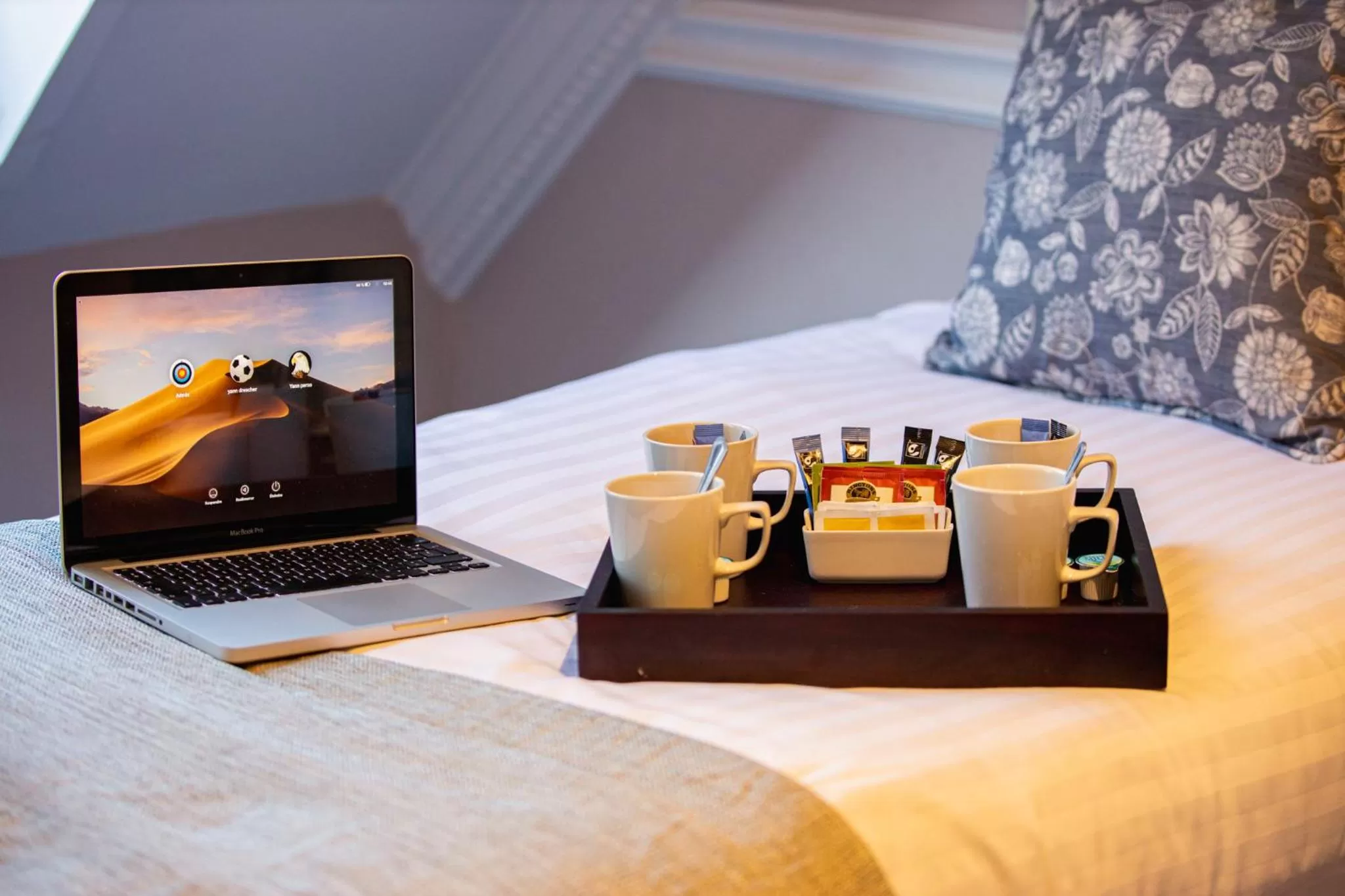 Bed in Redworth Hall Hotel- Part of the Cairn Collection
