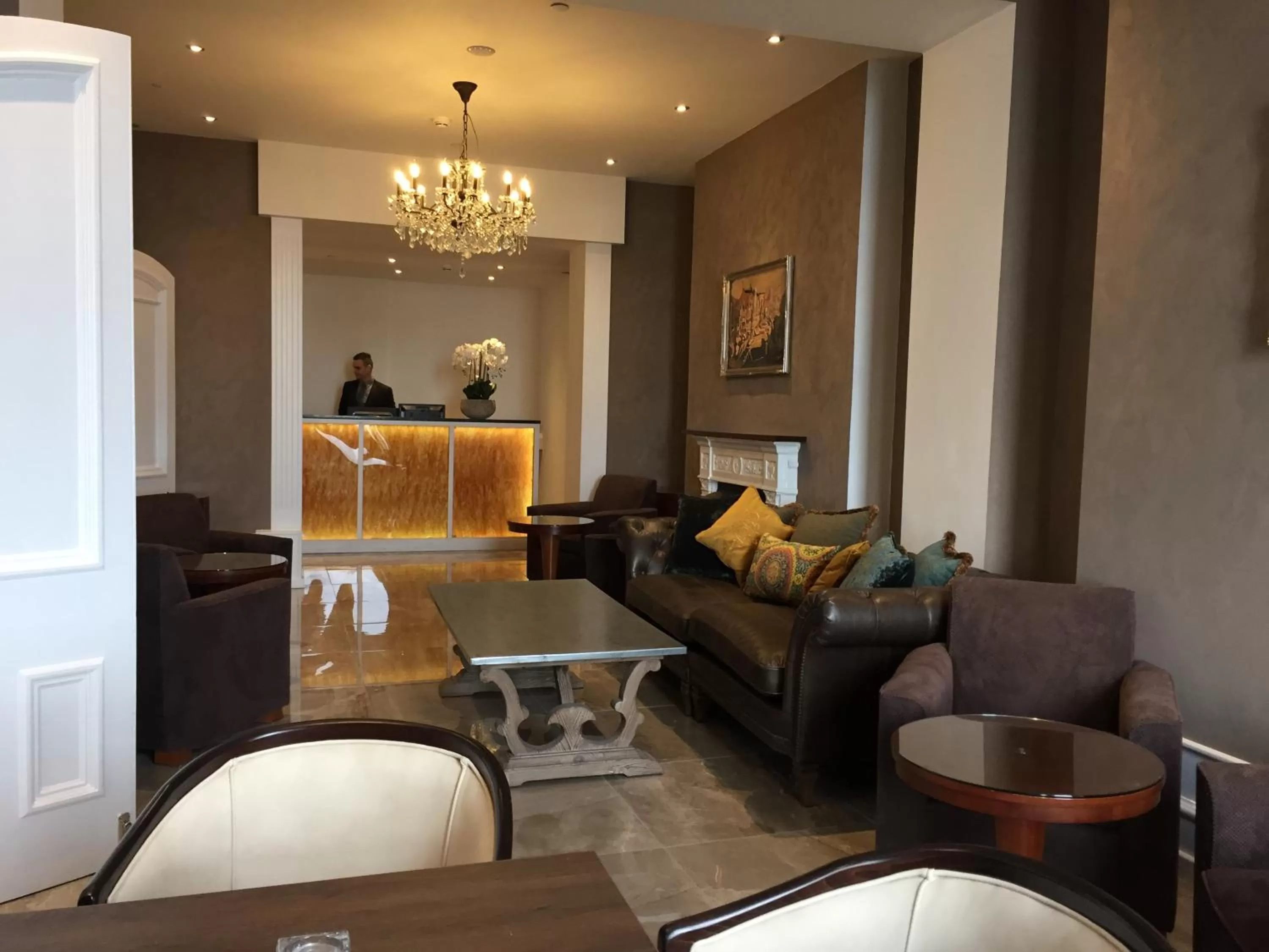 Lobby or reception in Halvard Hotel