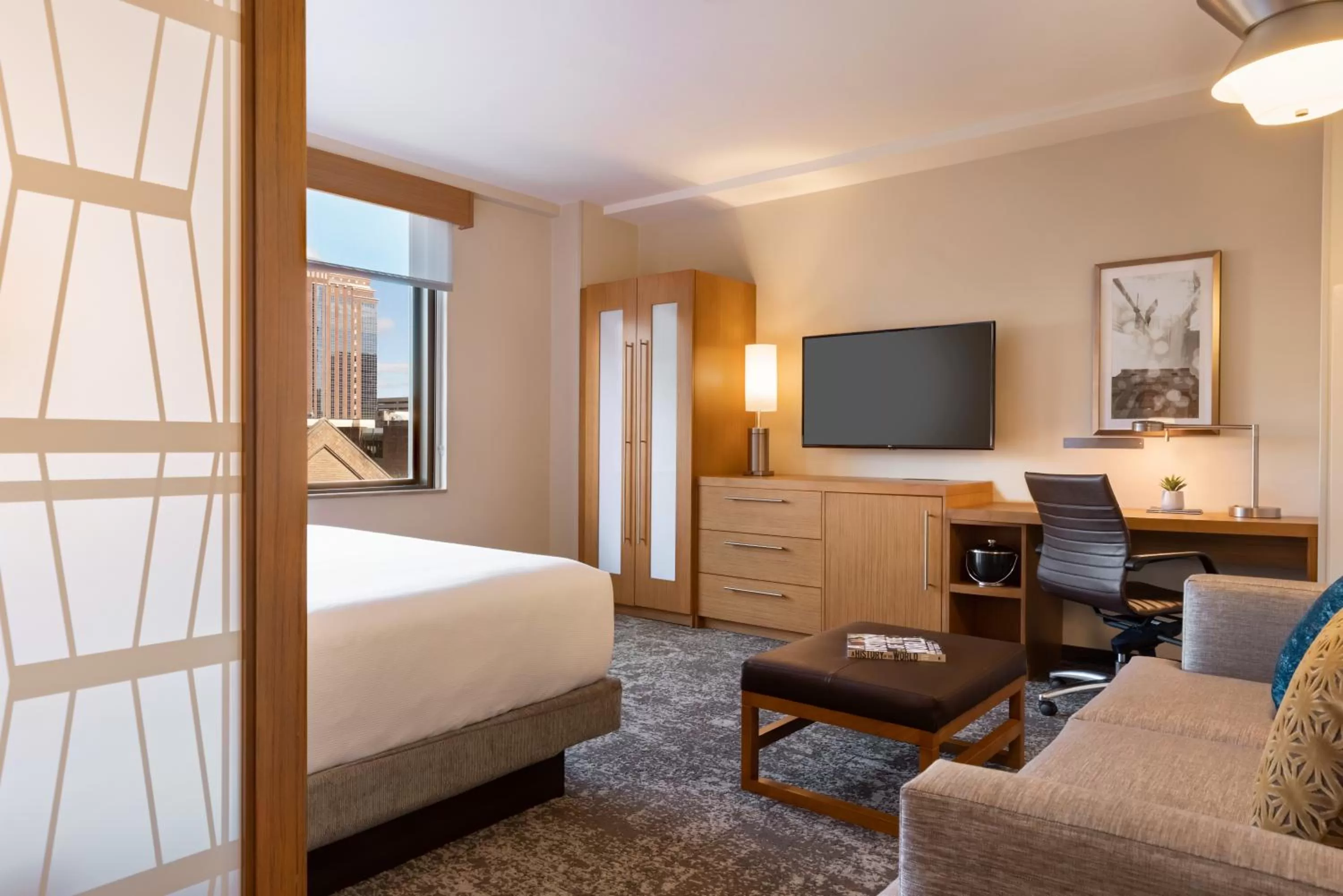 TV and multimedia, Bed in Hyatt Place Houston Downtown