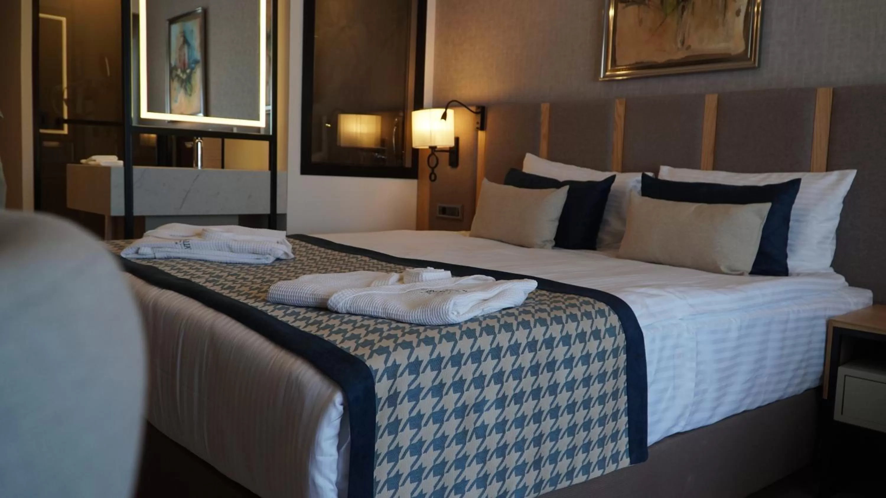 Bed in Sunthalia Hotels & Resorts Ultra All Inclusive Adults Only Party Hotel