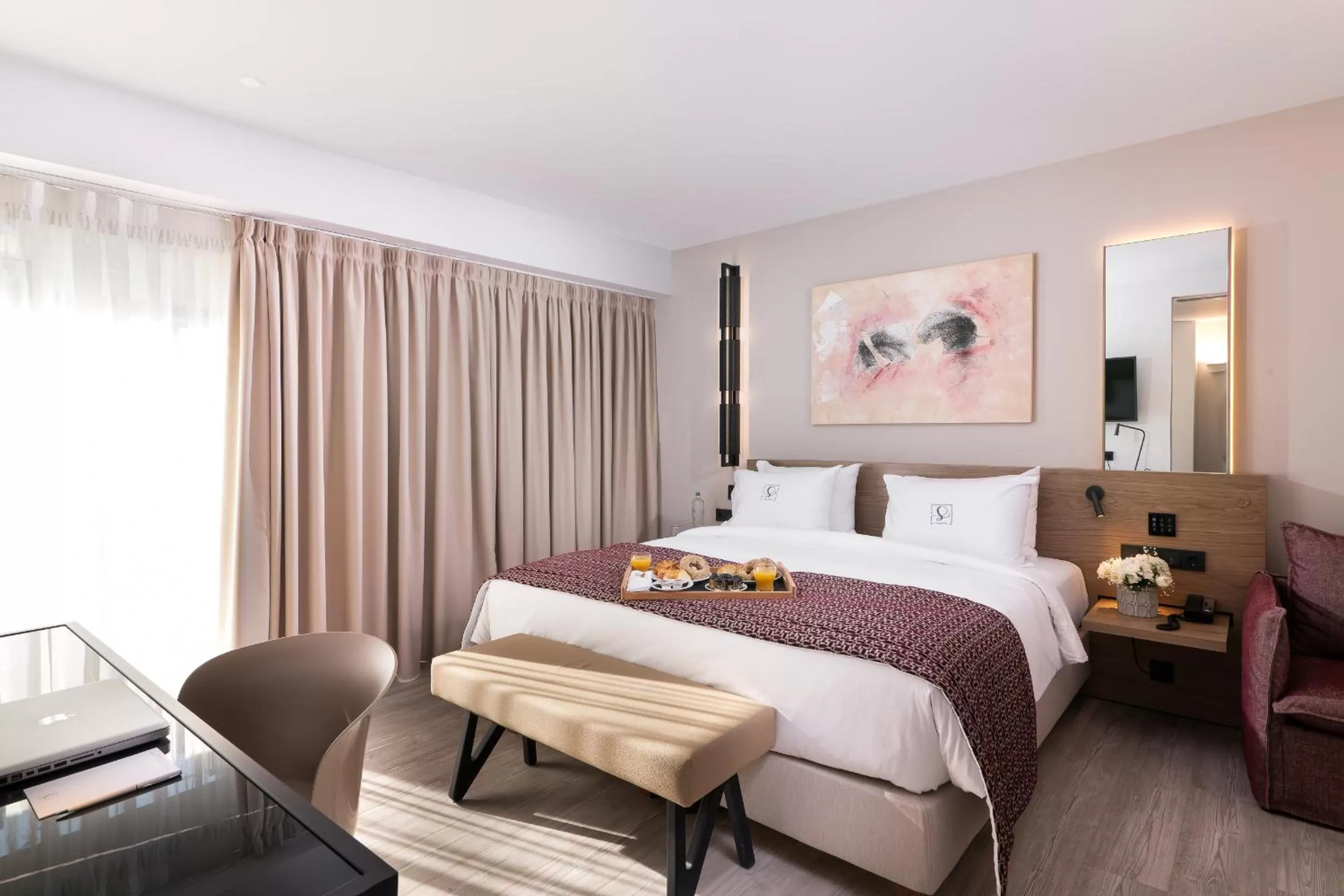 Bedroom, Bed in S Hotel Boutique Thessaloniki