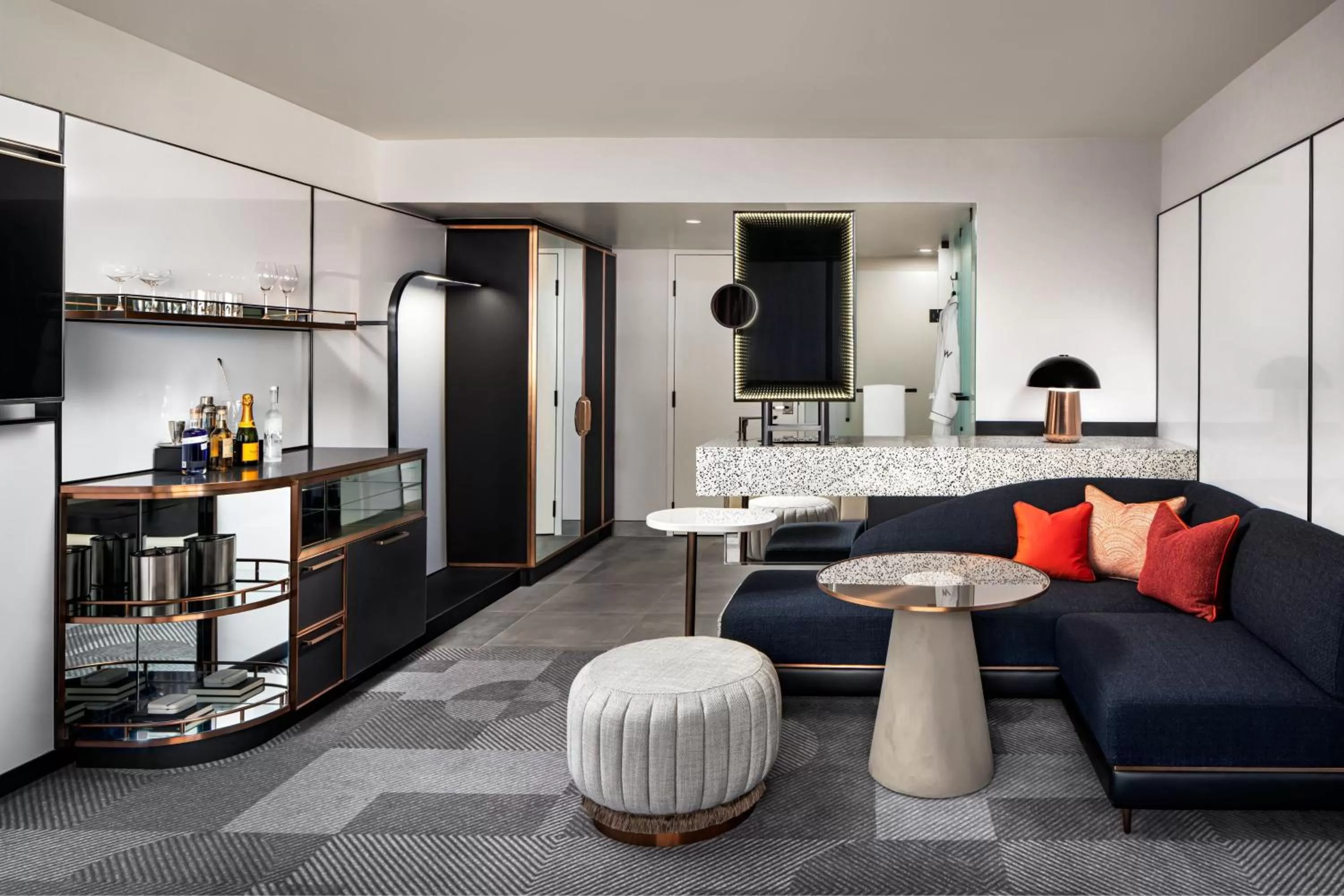 Living room in W Toronto