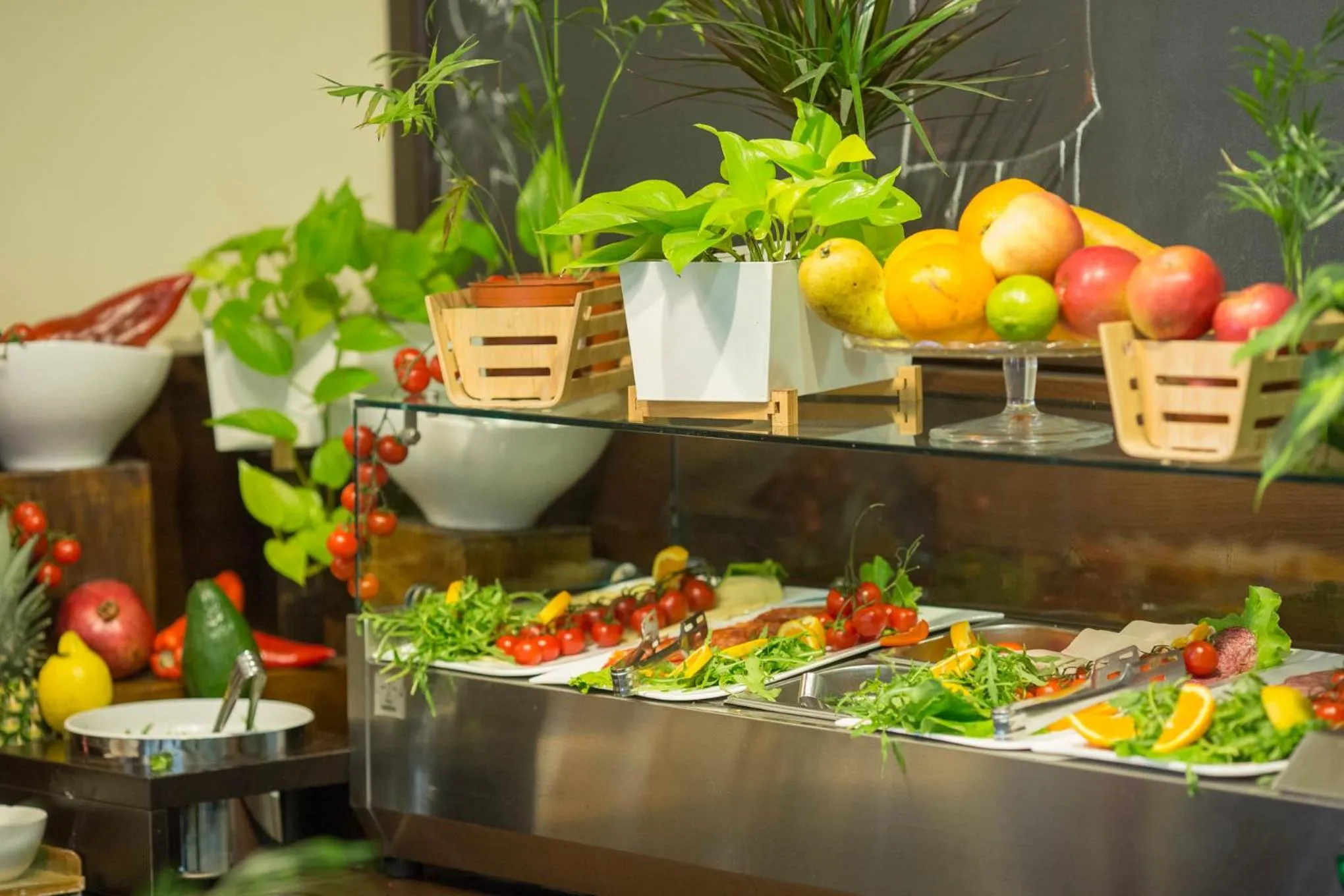 Buffet breakfast in Hotel Galaxy