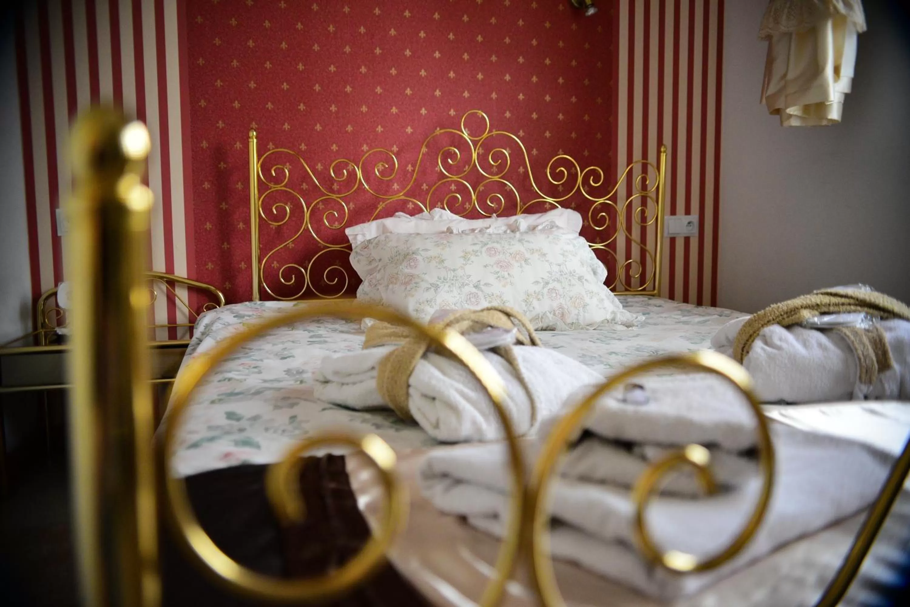 Bed in Hotel Villa Hubertus Kutno