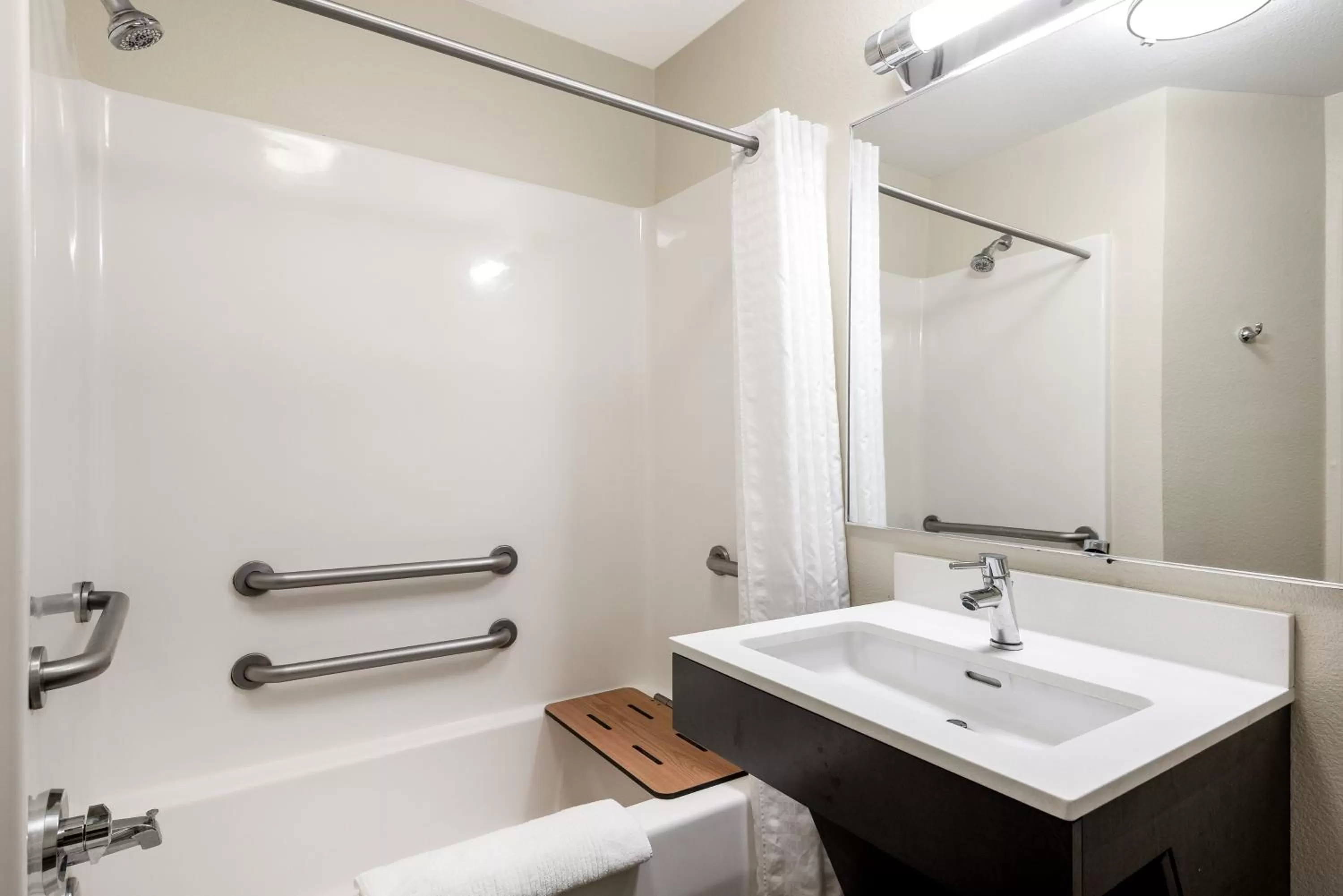 Bathroom in Candlewood Suites Durham - RTP by IHG