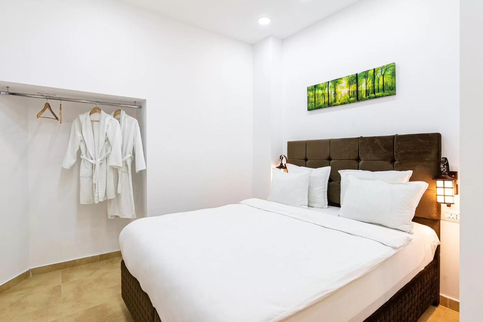 Bed in Poet Palace Bucharest