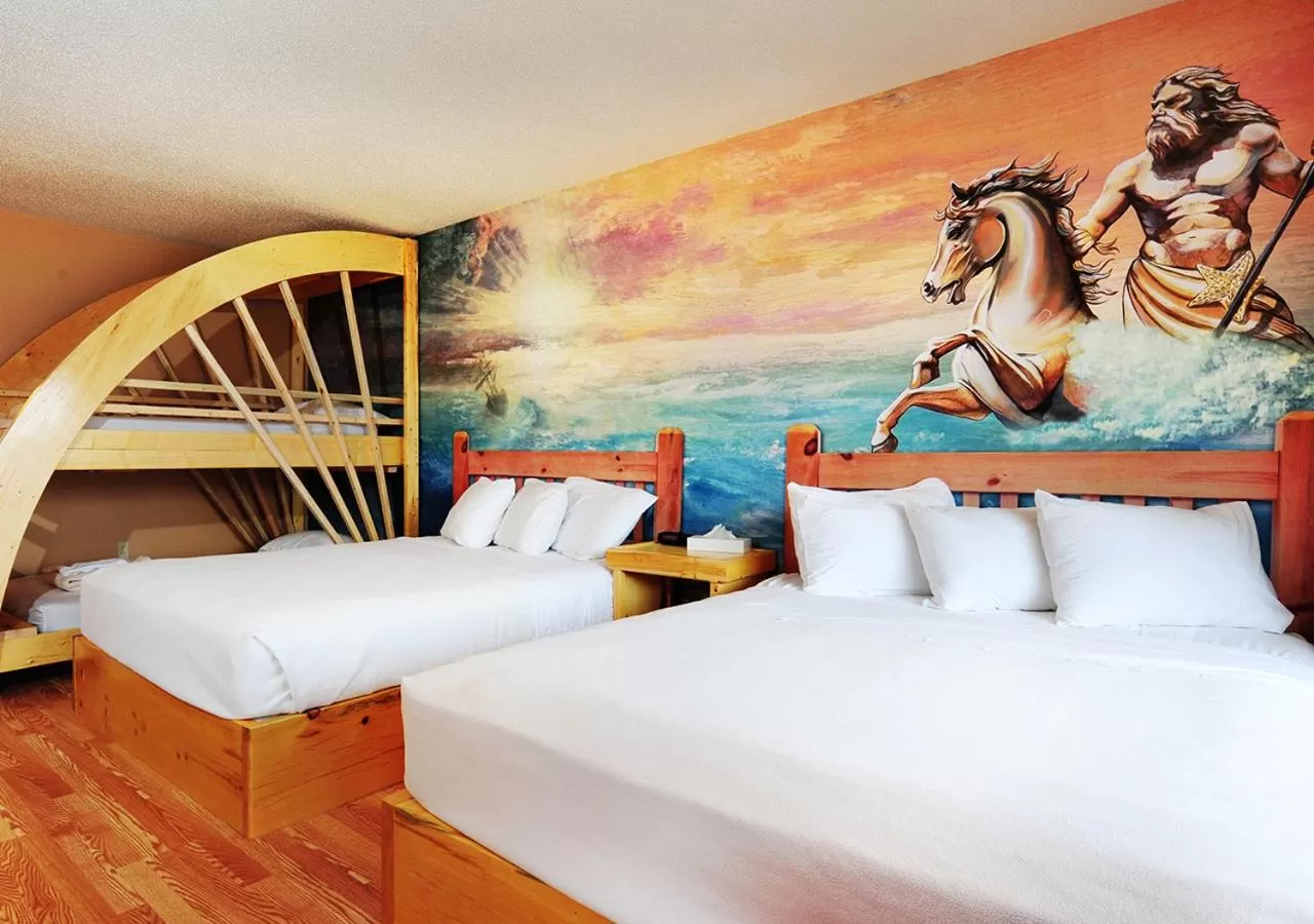 Bed in MT. OLYMPUS WATER PARK AND THEME PARK RESORT