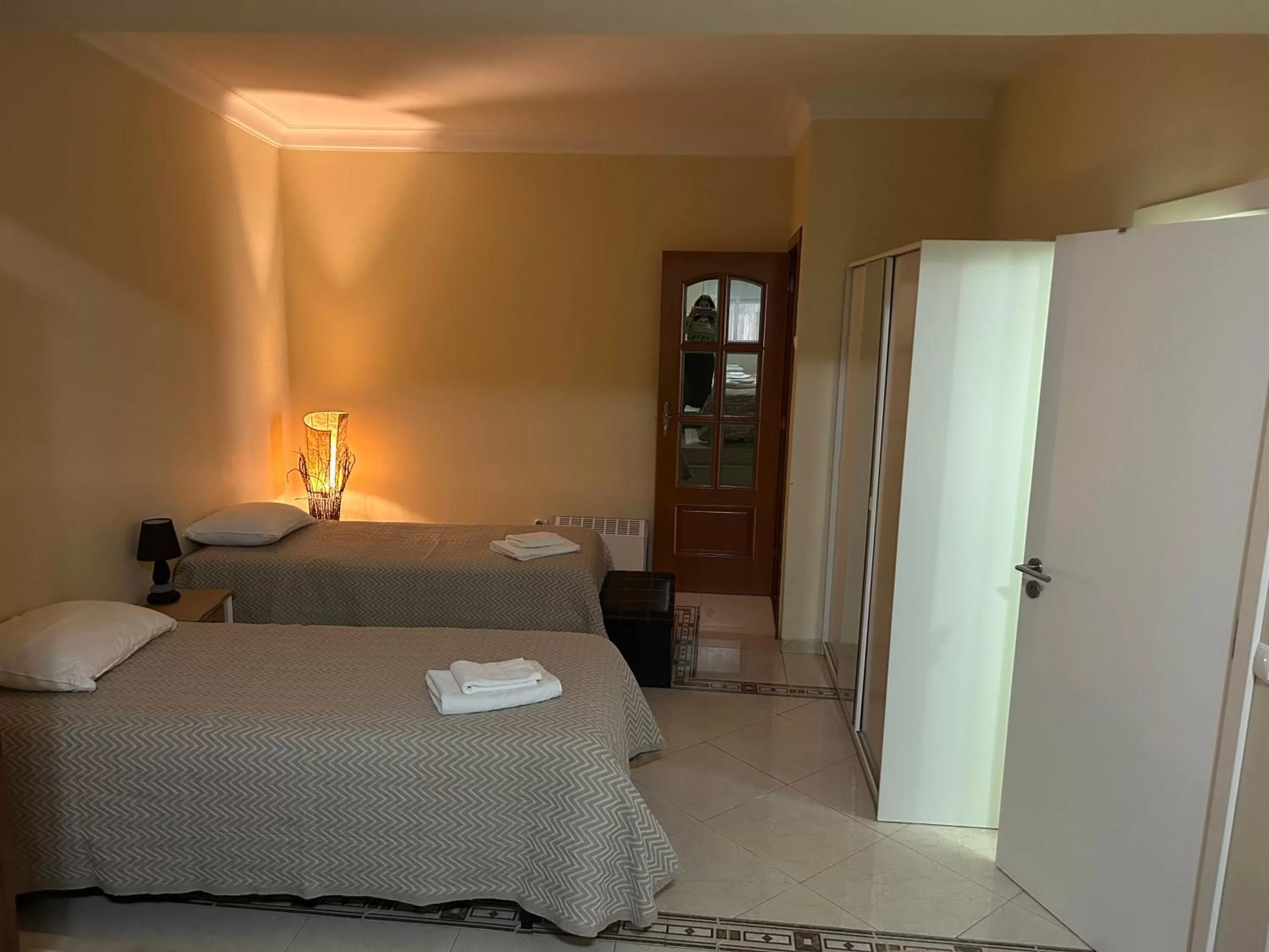 Bed in Alojamento Santa Catarina