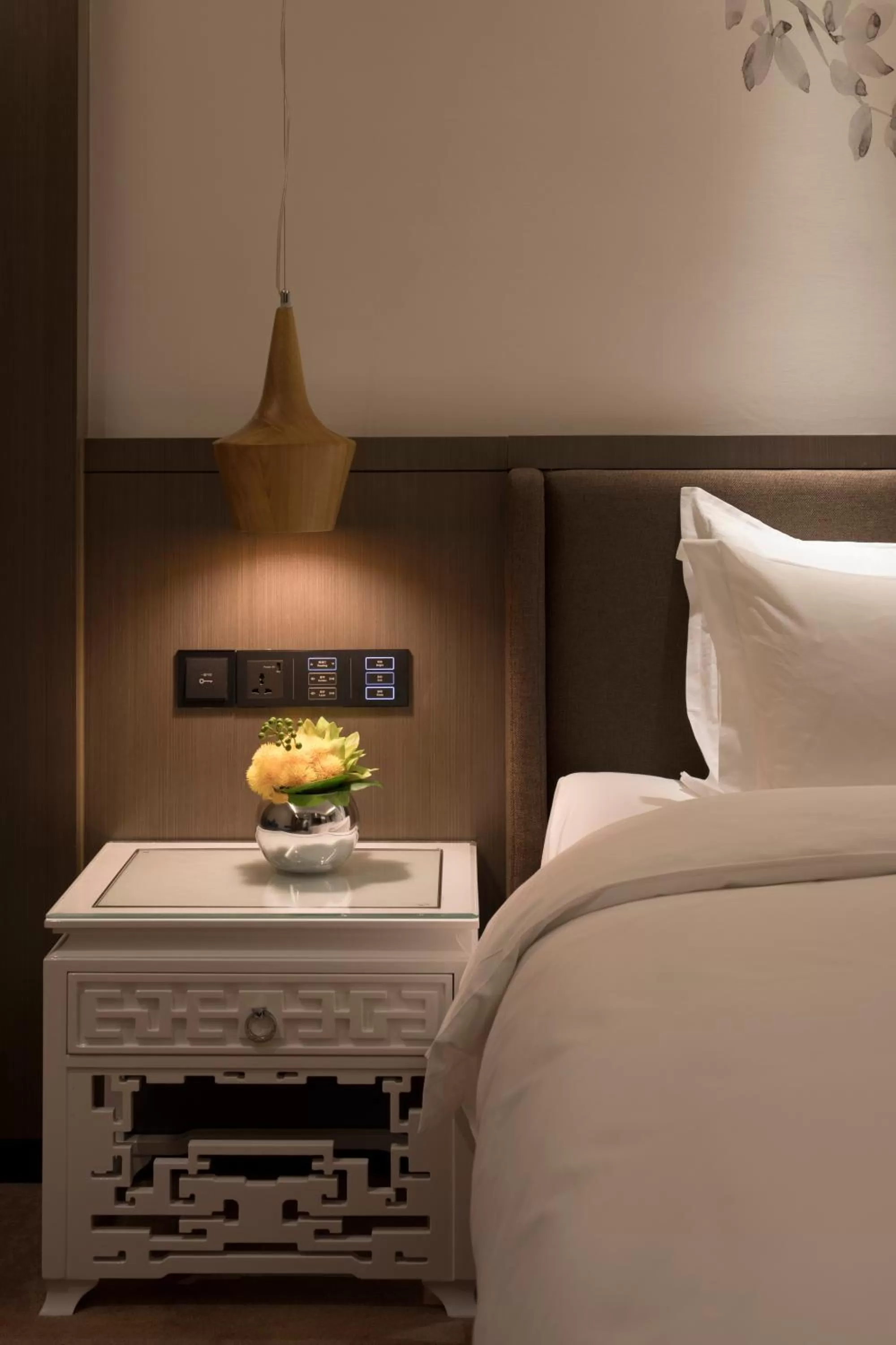 Bed in Paco Hotel Dongpu Guanghzou -Free Shuttle Bus for Canton Fair