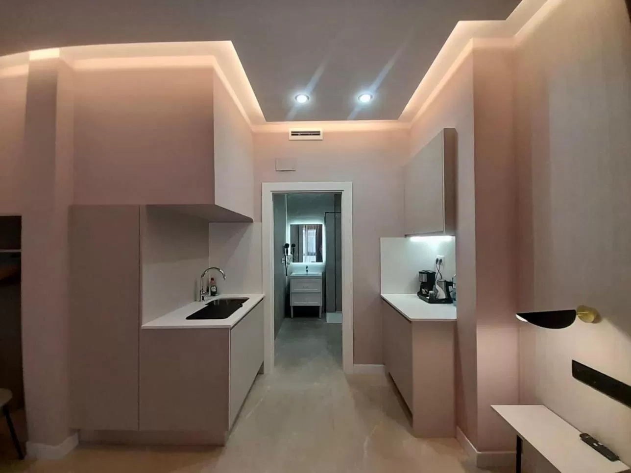 Kitchen or kitchenette in GBH Hotel-Apartamentos Estrella de Mar