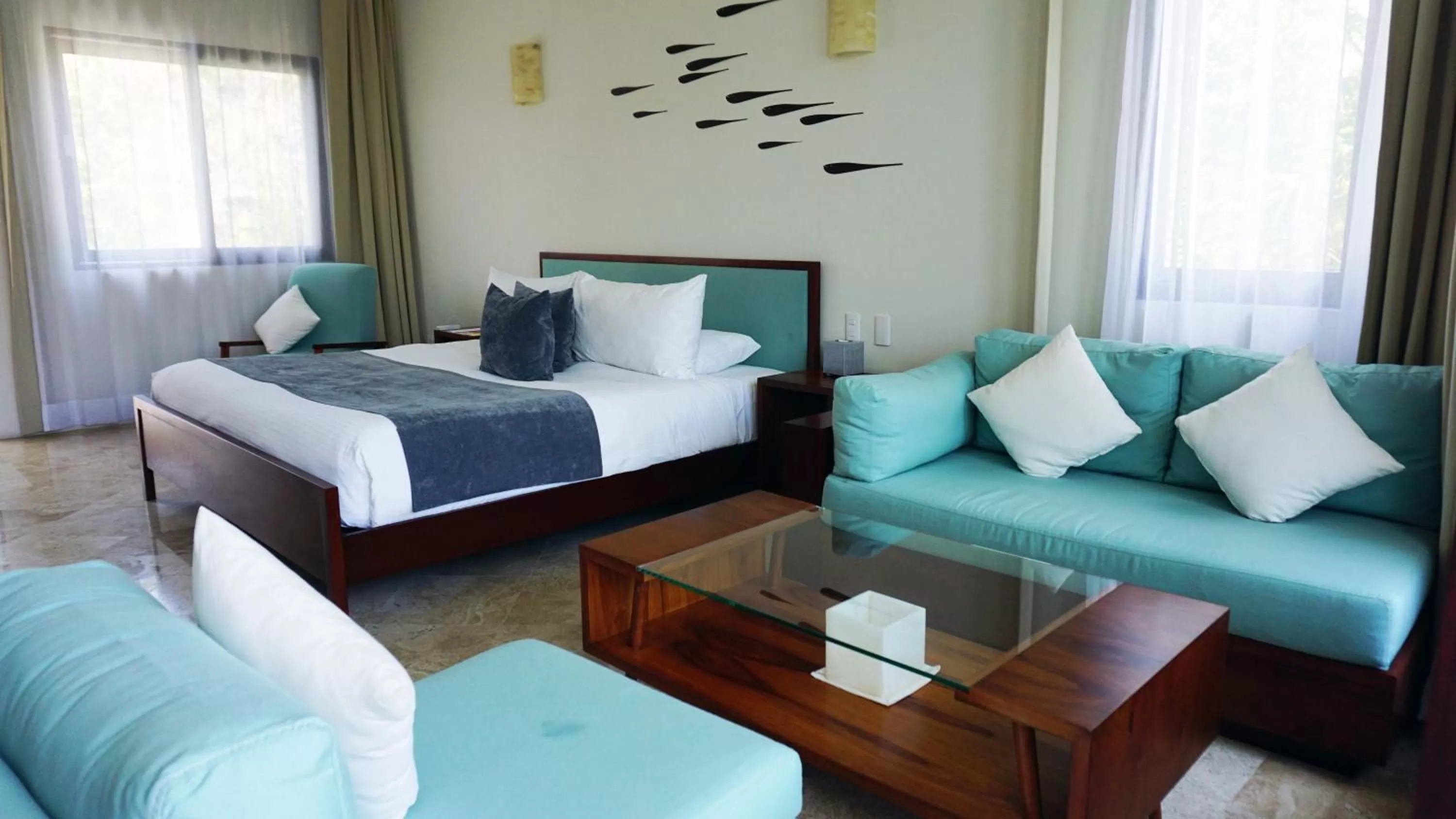 Bed in Intima Resort Tulum Adults Only (Clothing Optional)