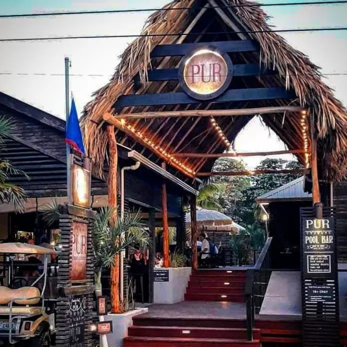 Restaurant/places to eat, Property Building in PUR Boutique Cabanas, Adults Only