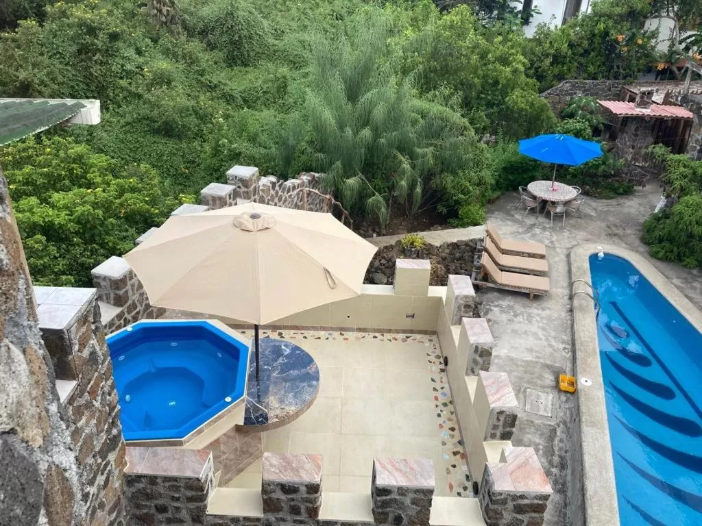 Pool View in La Fortaleza De Haro