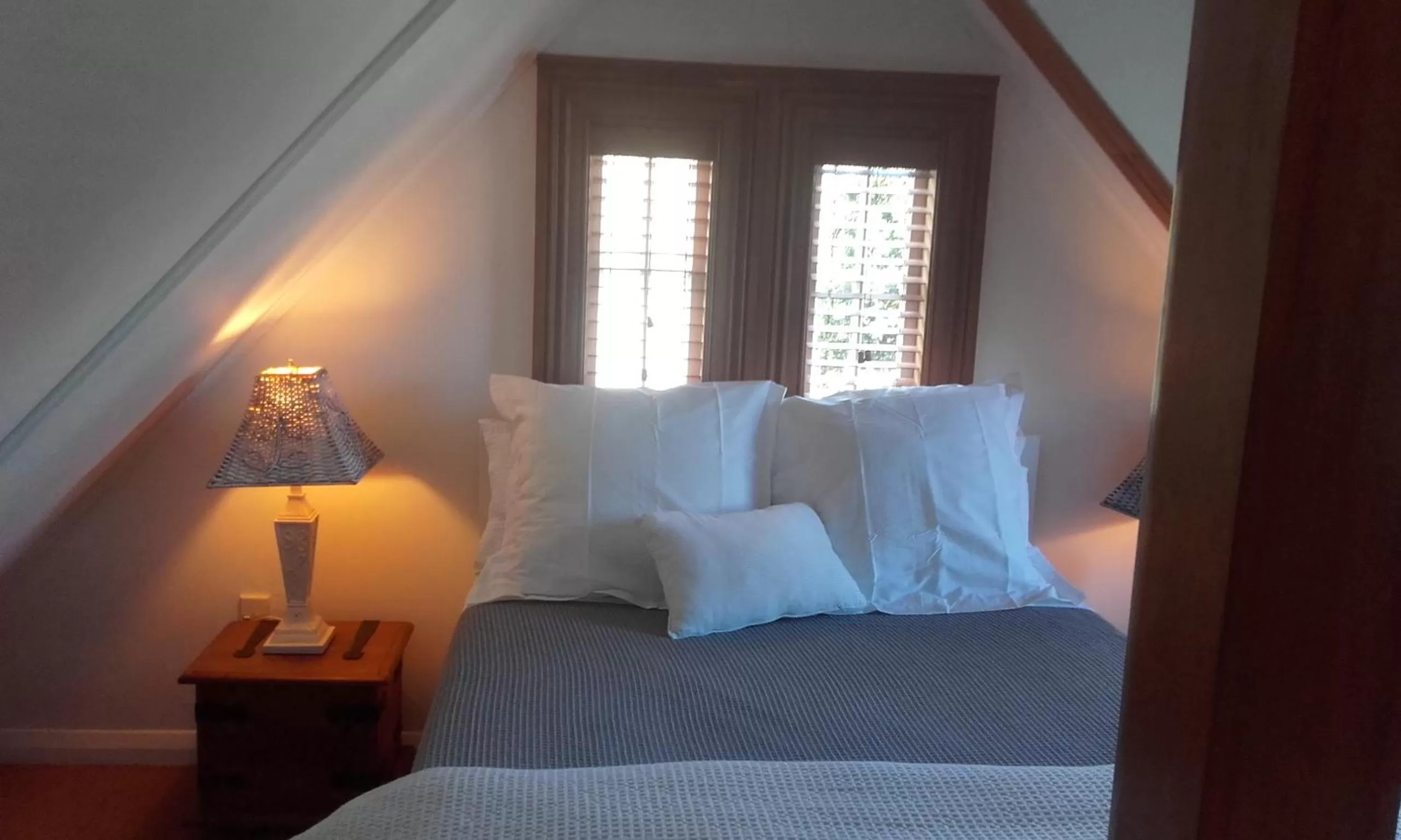 Bed in Harbour View Cottage