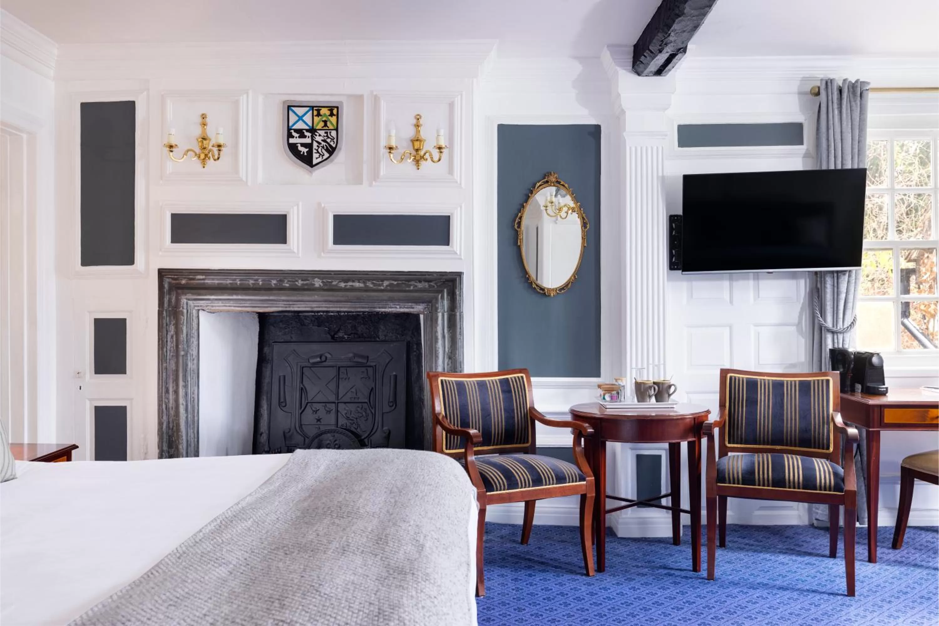 Seating area in Karma Salford Hall Hotel