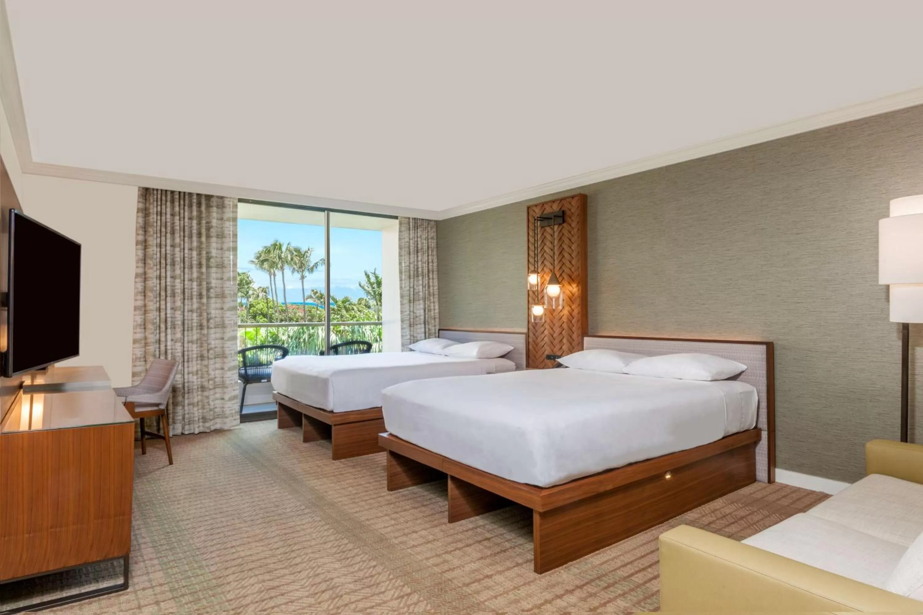 Photo of the whole room, Bed in Hyatt Regency Maui Resort & Spa