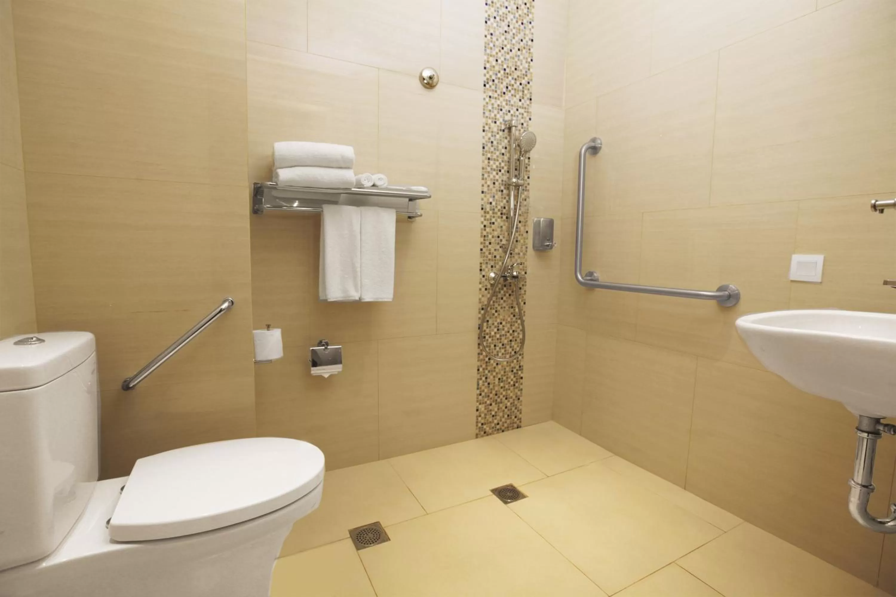 Toilet in Holiday Inn Express Jakarta International Expo by IHG