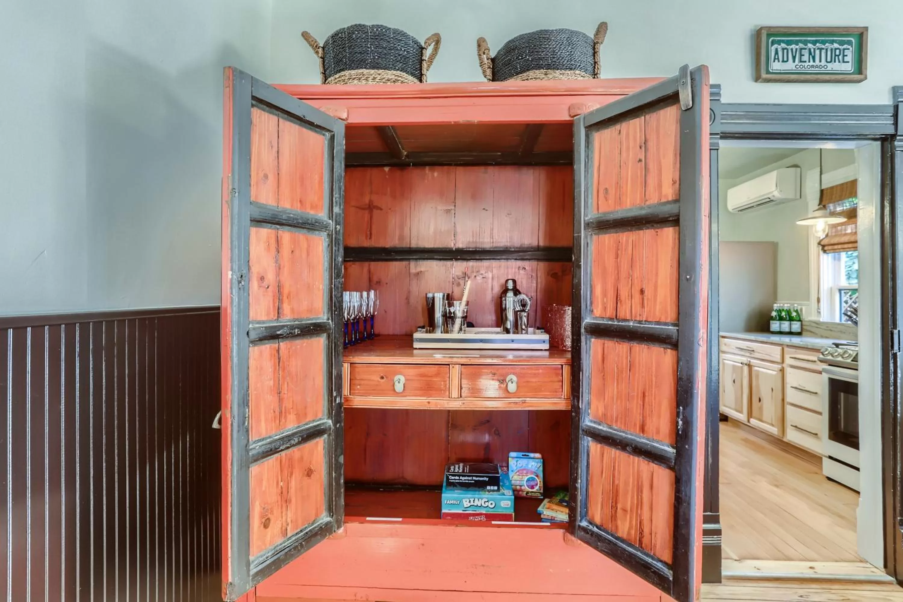 Dining area in A-Lodge Lyons