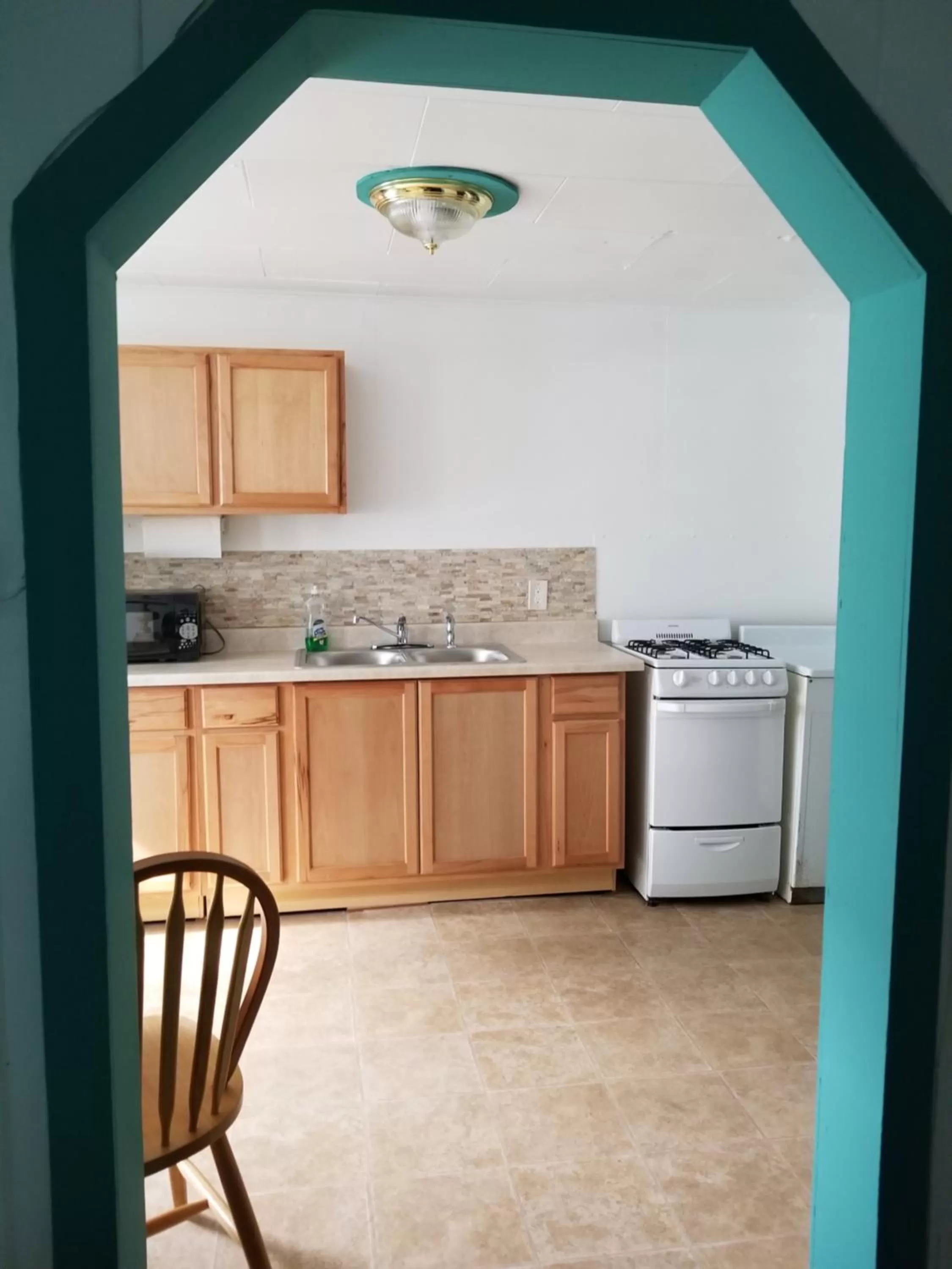 Kitchen or kitchenette in Little River Motel Saint Regis