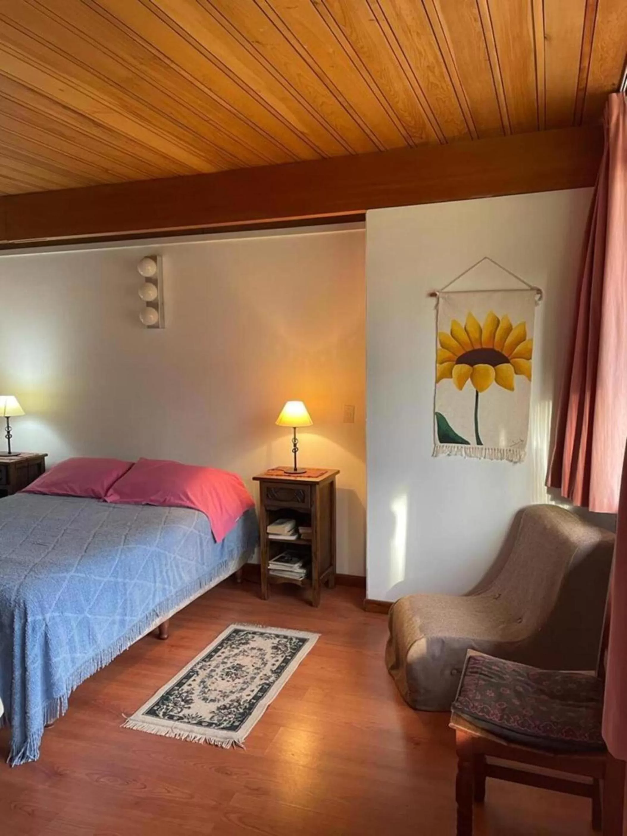 Bed in Hosteria La Chacra Moto Friendly