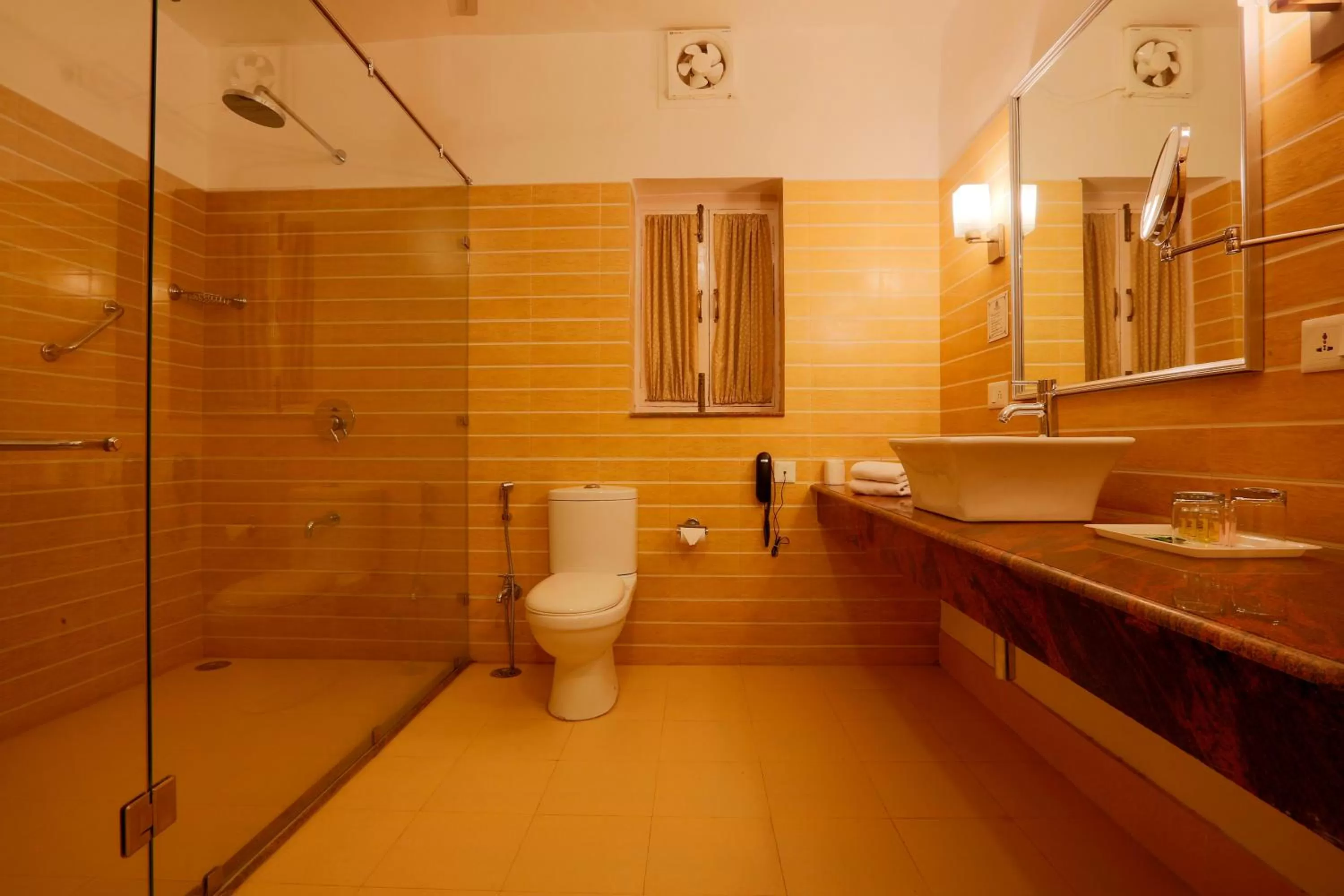 Shower in The Lallgarh Palace - A Heritage Hotel