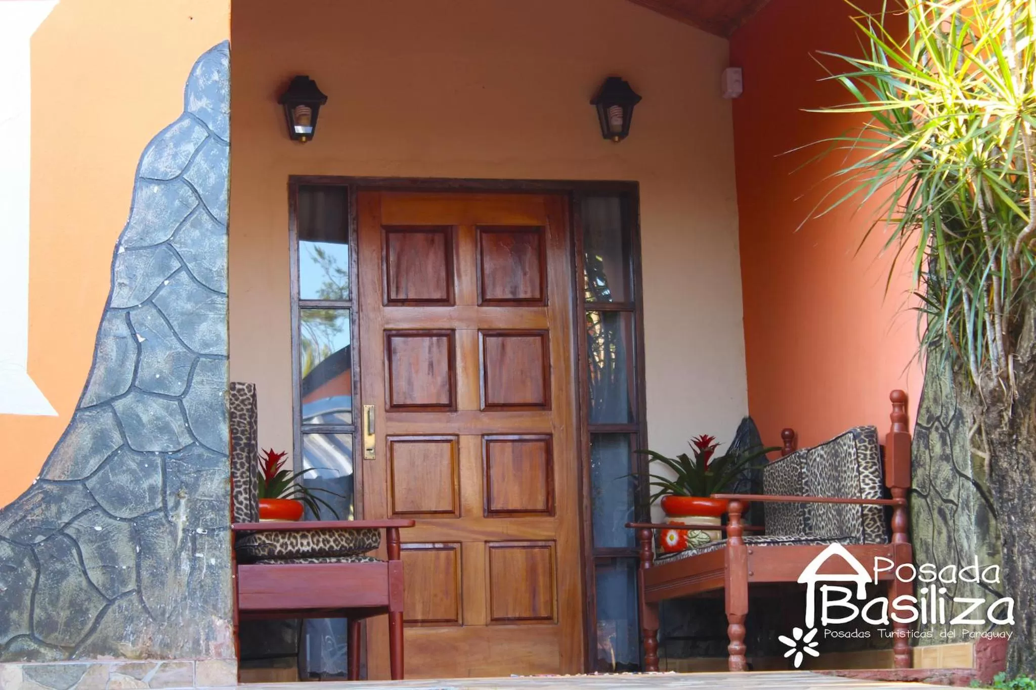 Lobby or reception in Posada Basiliza, Encarnación PY